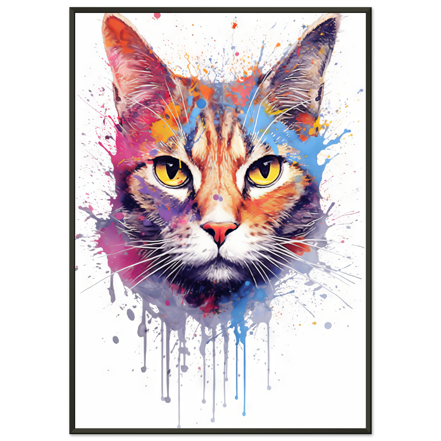 Katze Siam Pop-Art (CAT32)