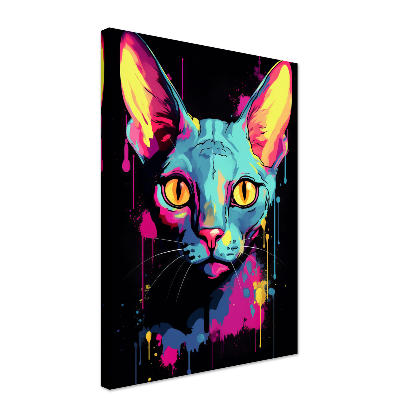 Katze Sphynx Pop-Art (CAT33)