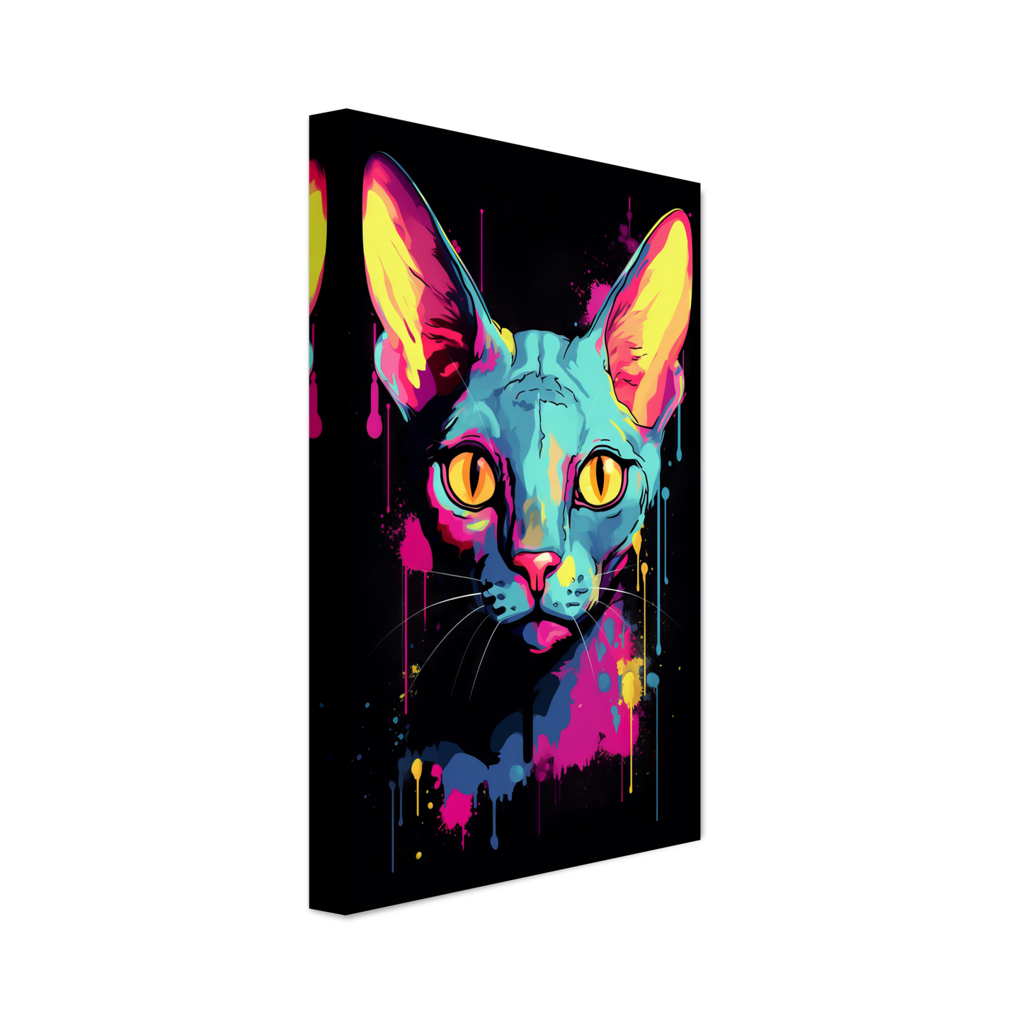Katze Sphynx Pop-Art (CAT33)