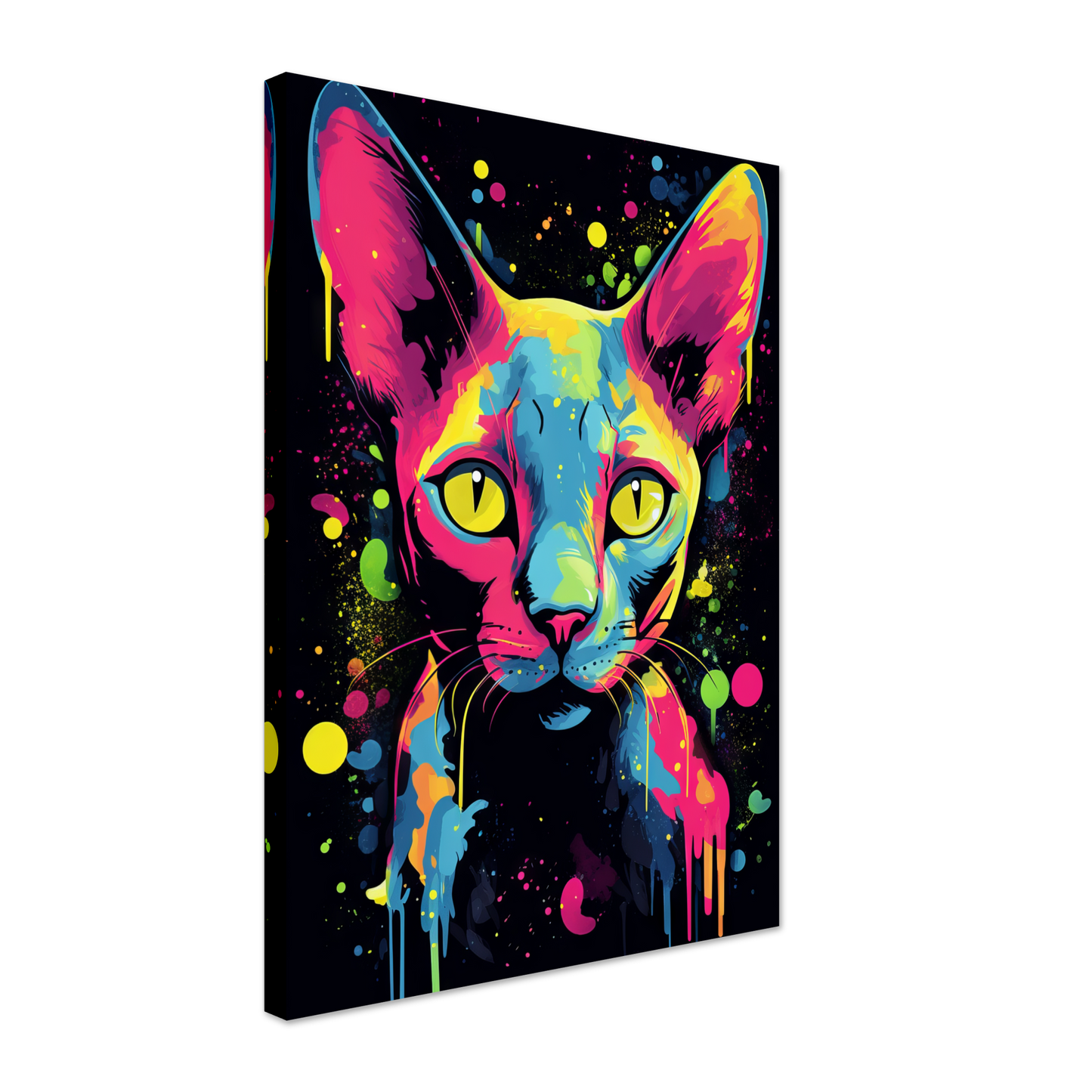 Katze Sphynx Pop-Art (CAT34)