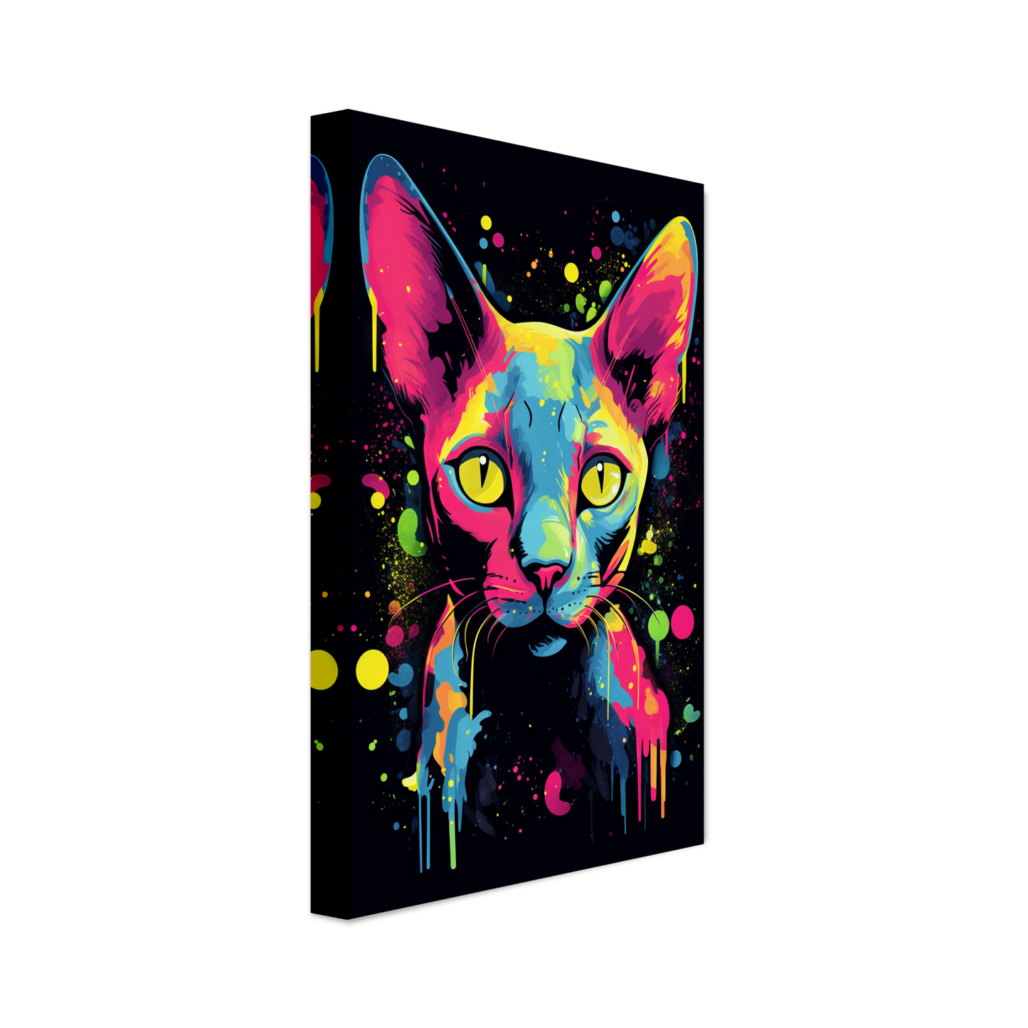 Katze Sphynx Pop-Art (CAT34)