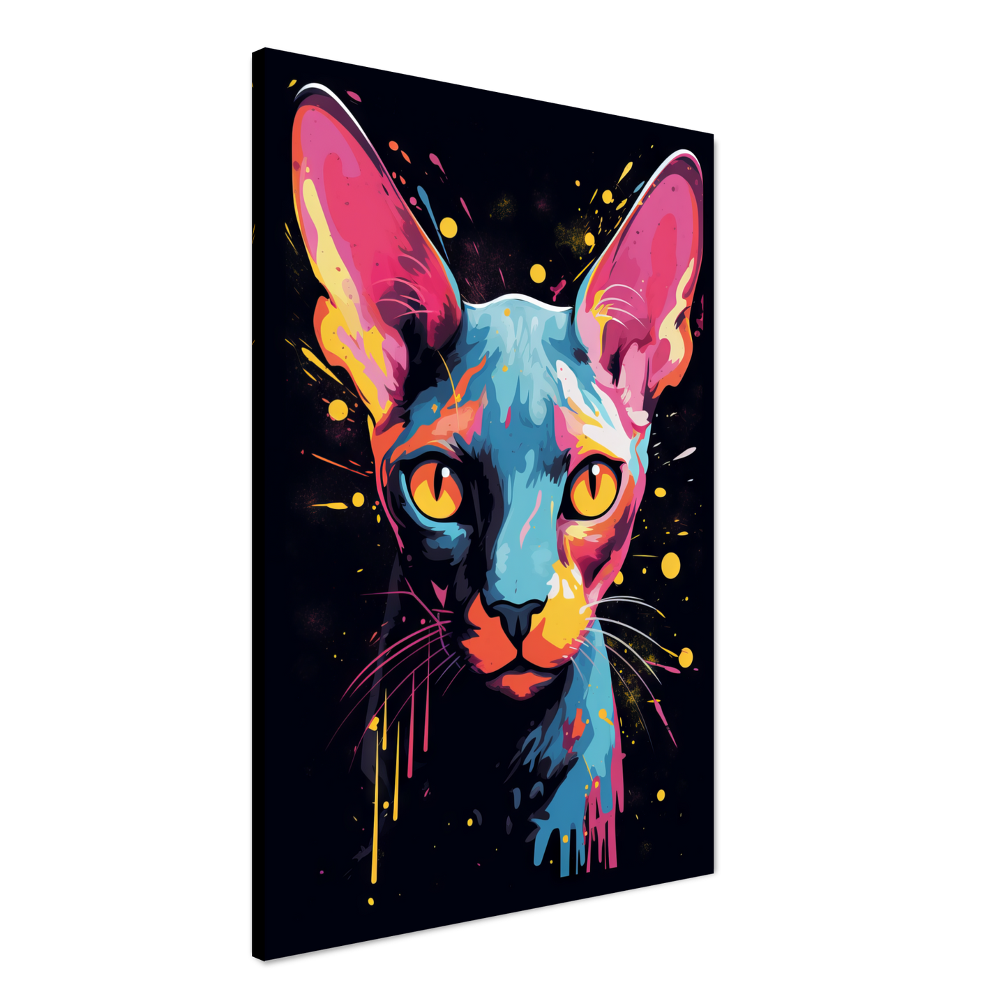 Katze Sphynx Pop-Art (CAT35)