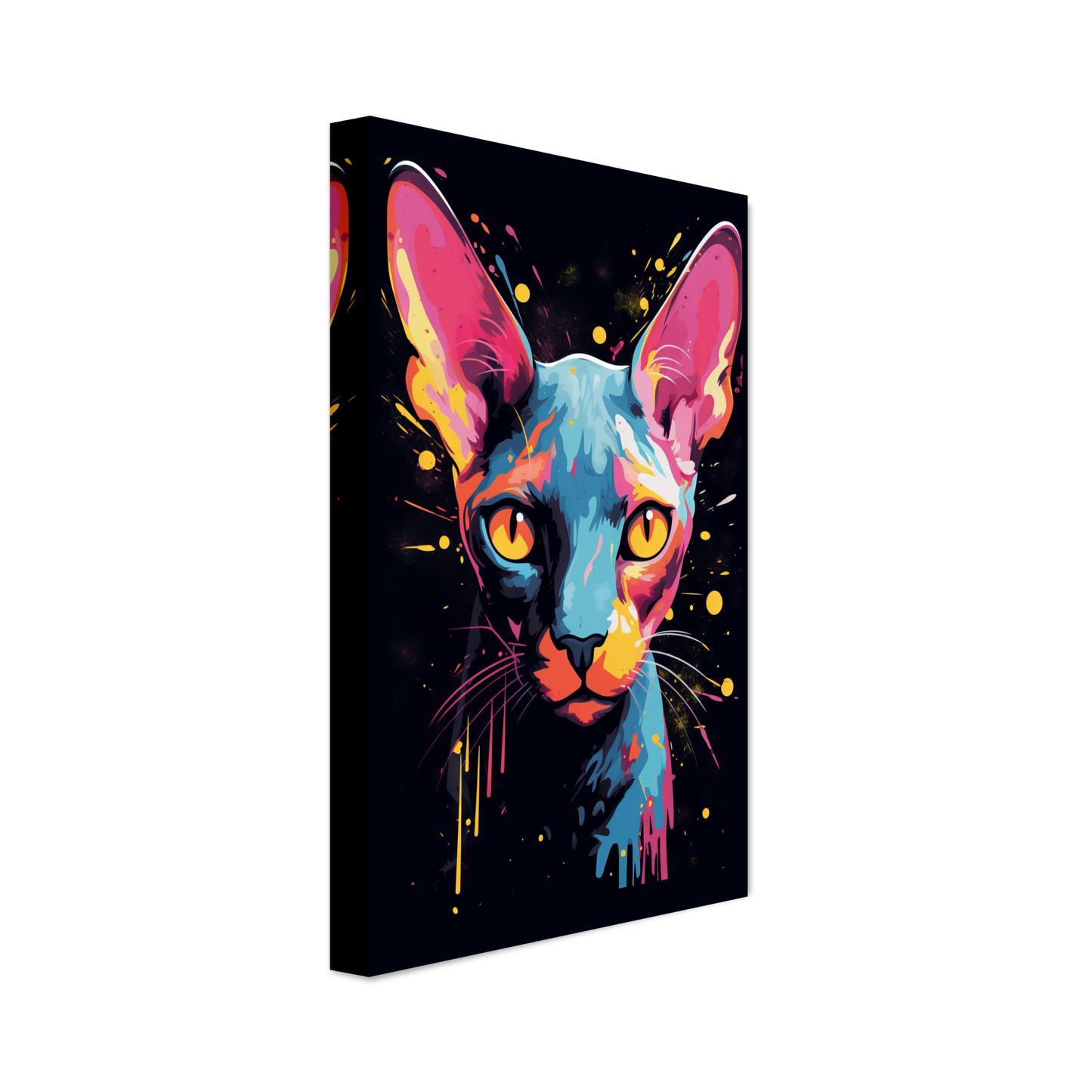 Katze Sphynx Pop-Art (CAT35)