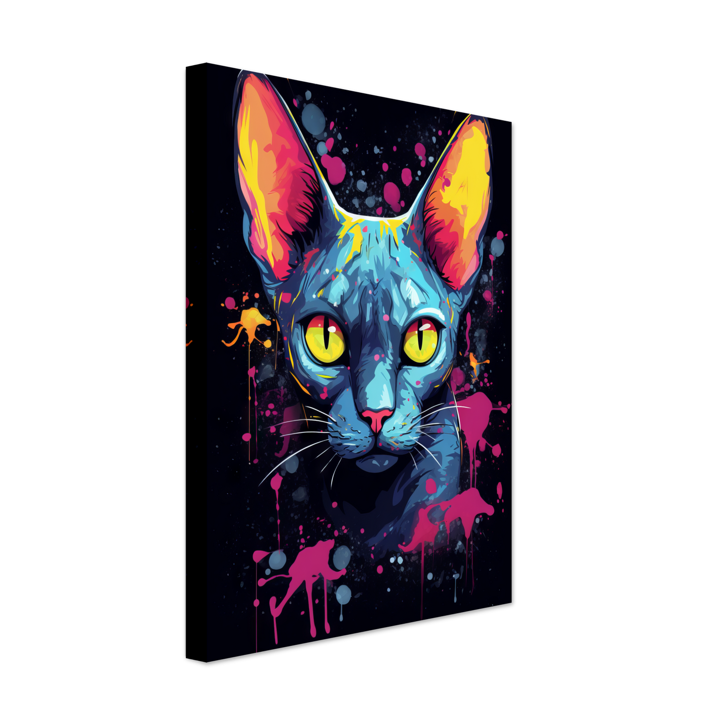 Katze Sphynx Pop-Art (CAT36)