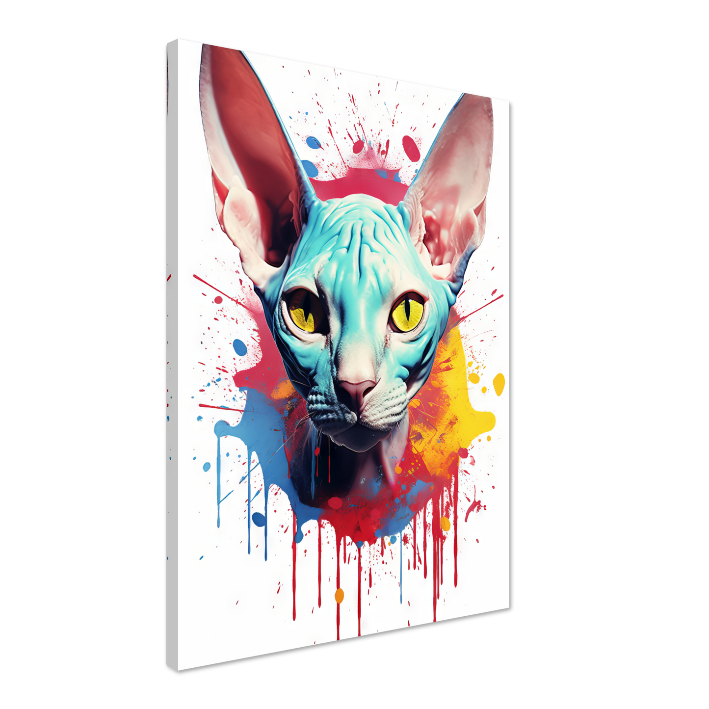 Katze Sphynx Pop-Art (CAT37)