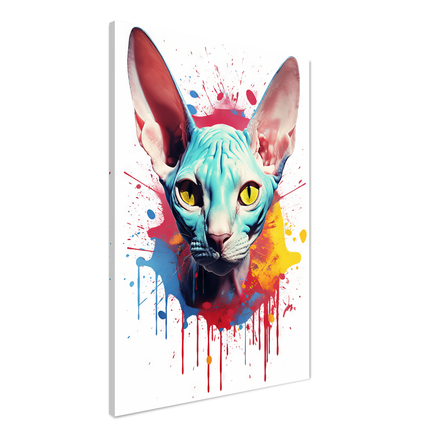 Katze Sphynx Pop-Art (CAT37)