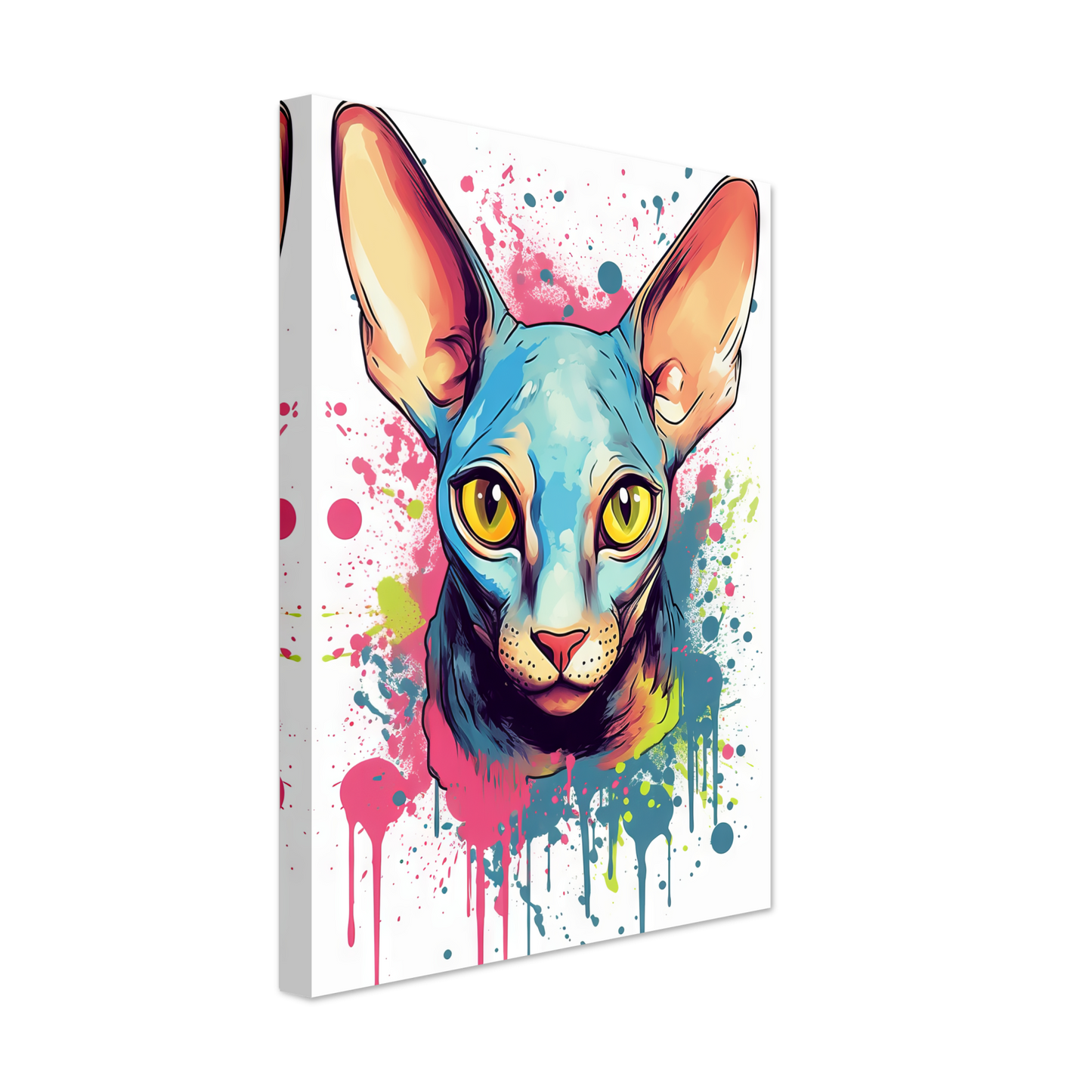Katze Sphynx Pop-Art (CAT38)