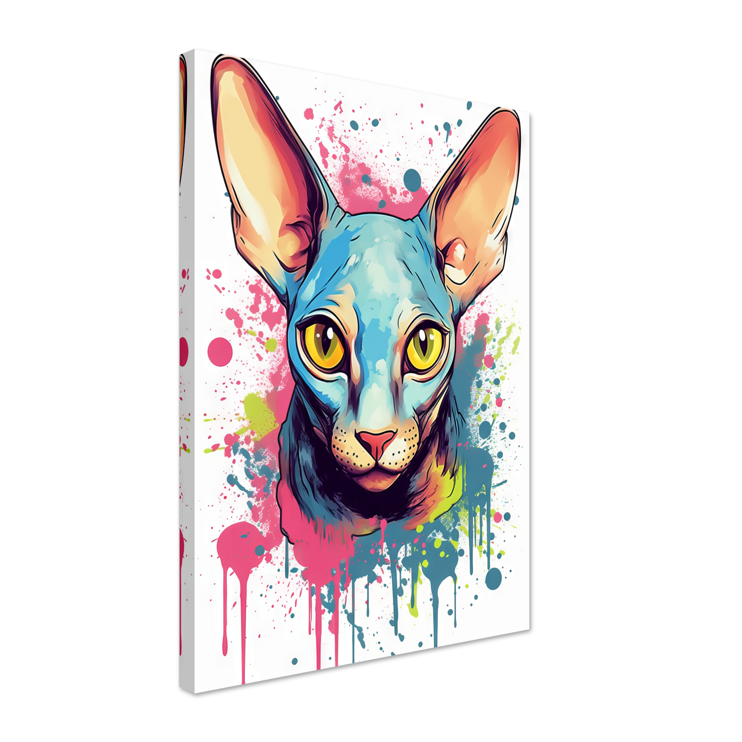 Katze Sphynx Pop-Art (CAT38)