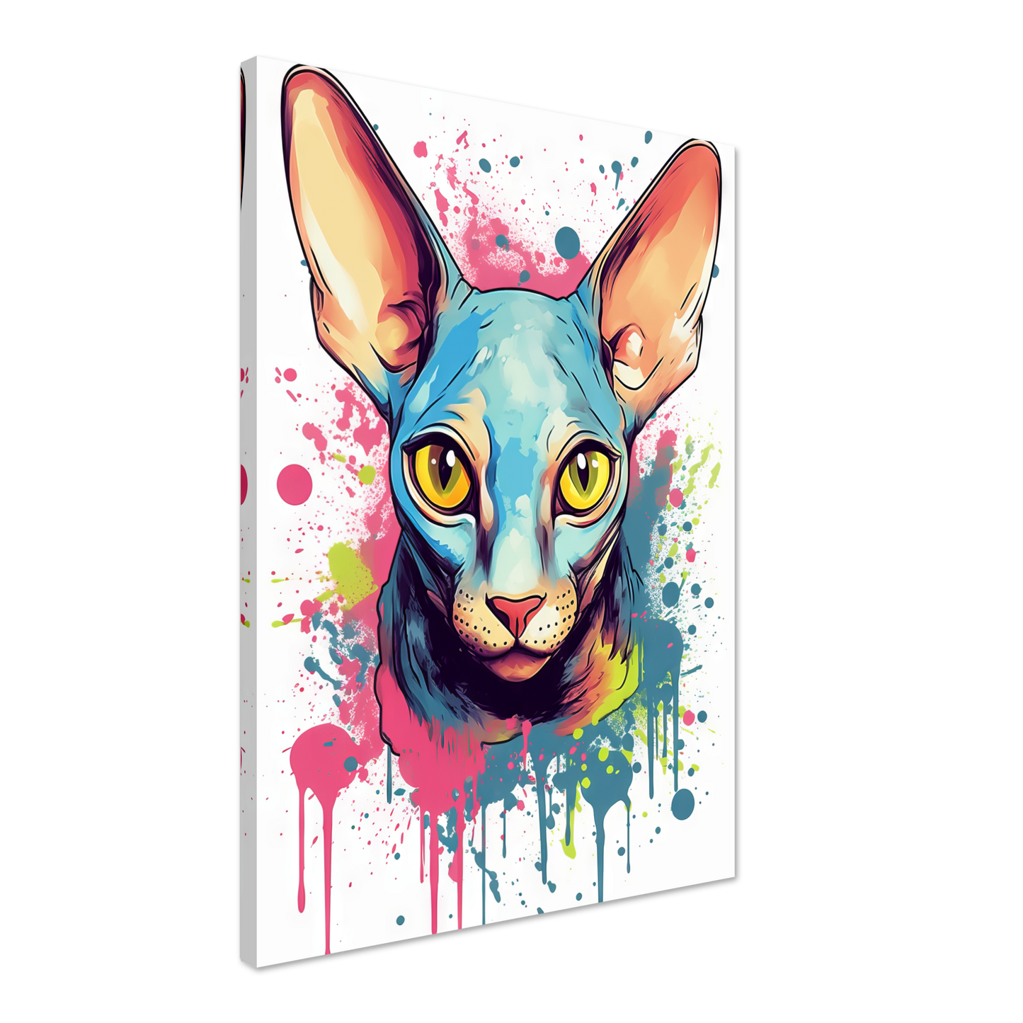 Katze Sphynx Pop-Art (CAT38)