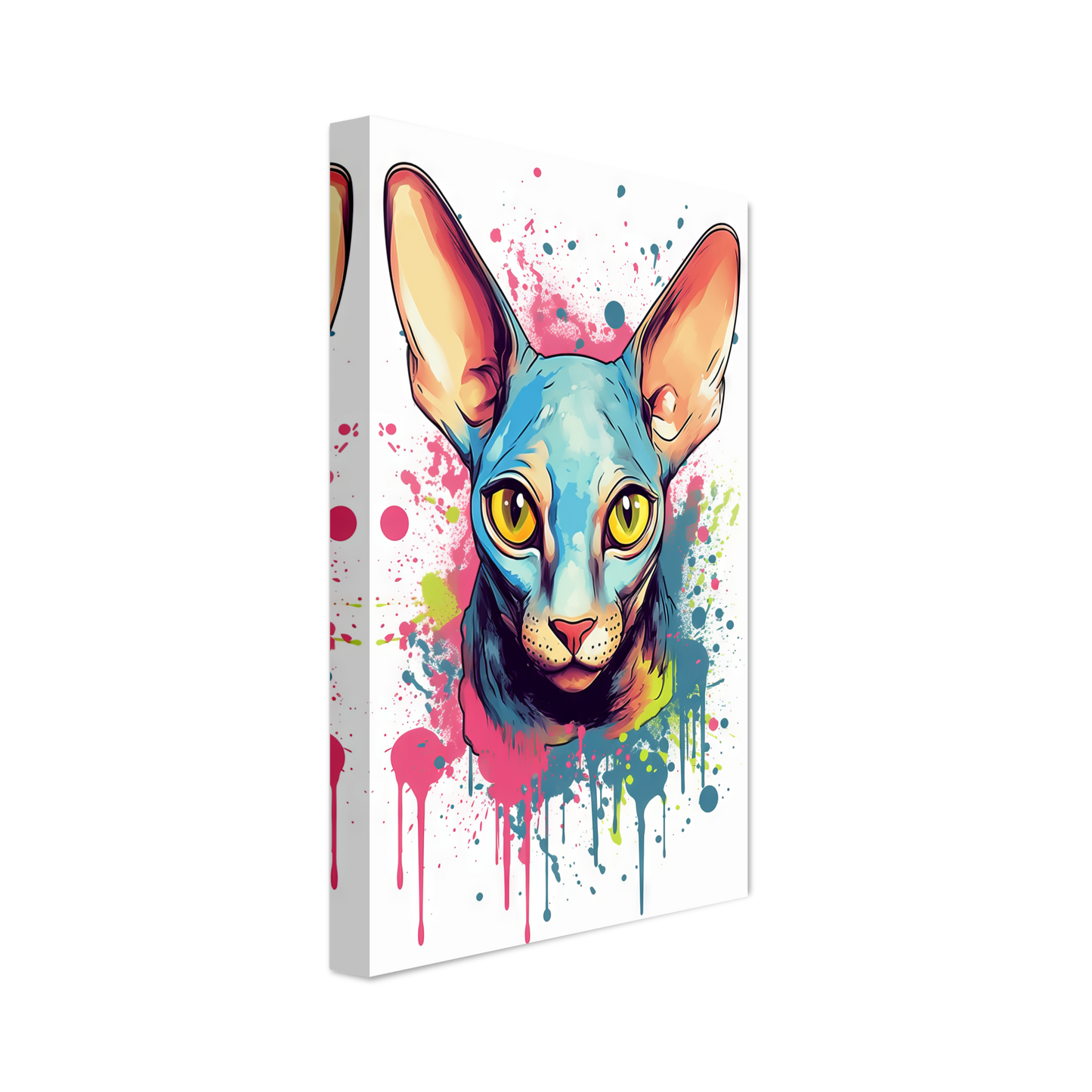 Katze Sphynx Pop-Art (CAT38)