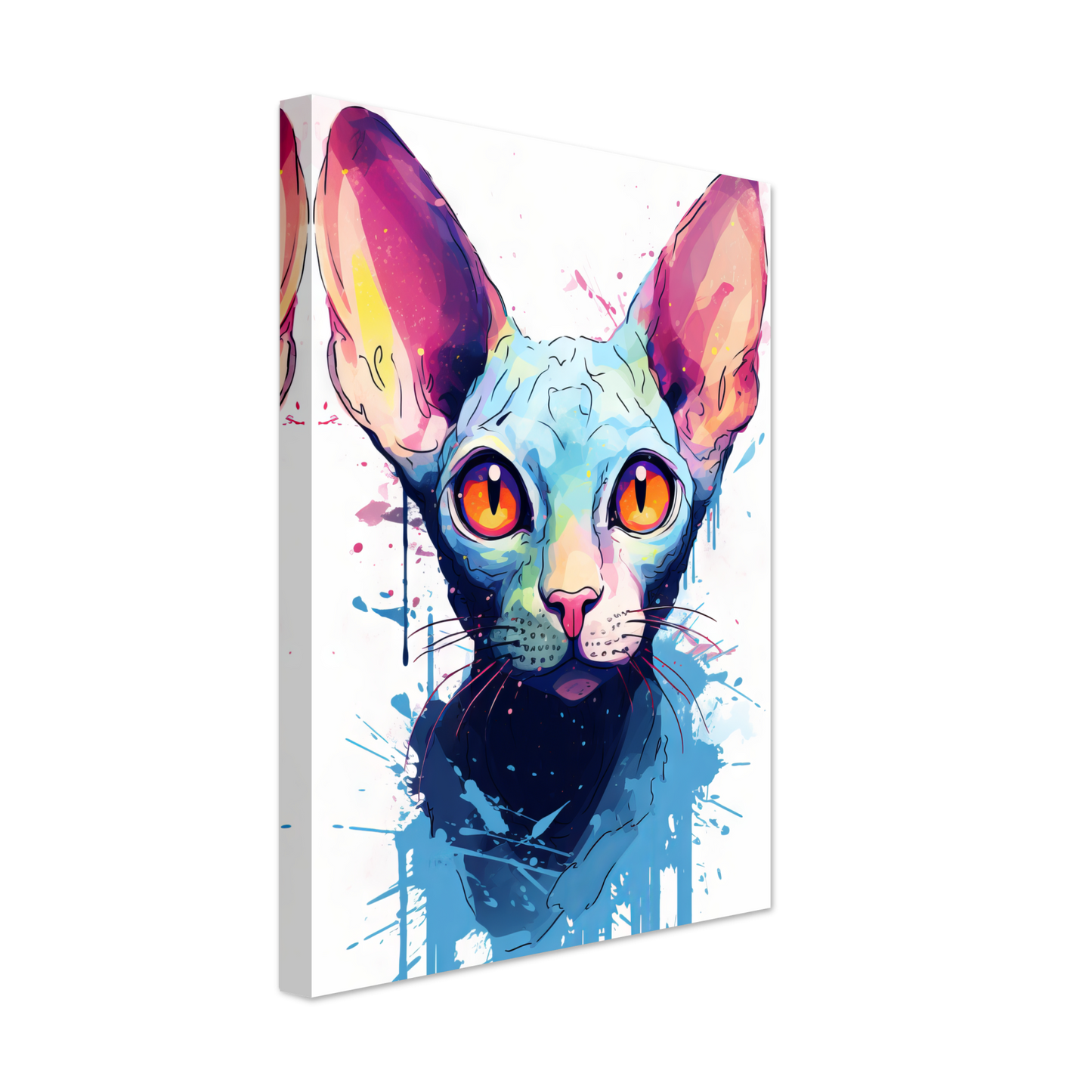 Katze Sphynx Pop-Art (CAT40)