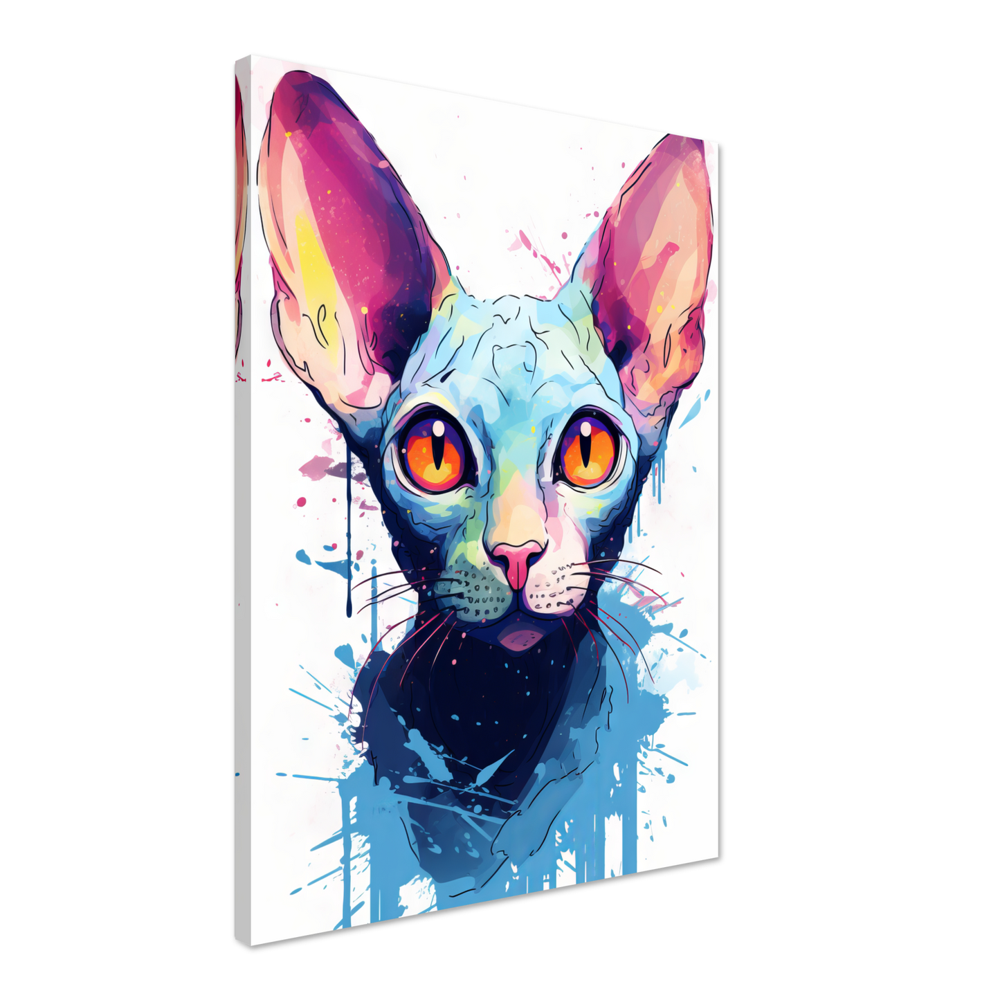 Katze Sphynx Pop-Art (CAT40)