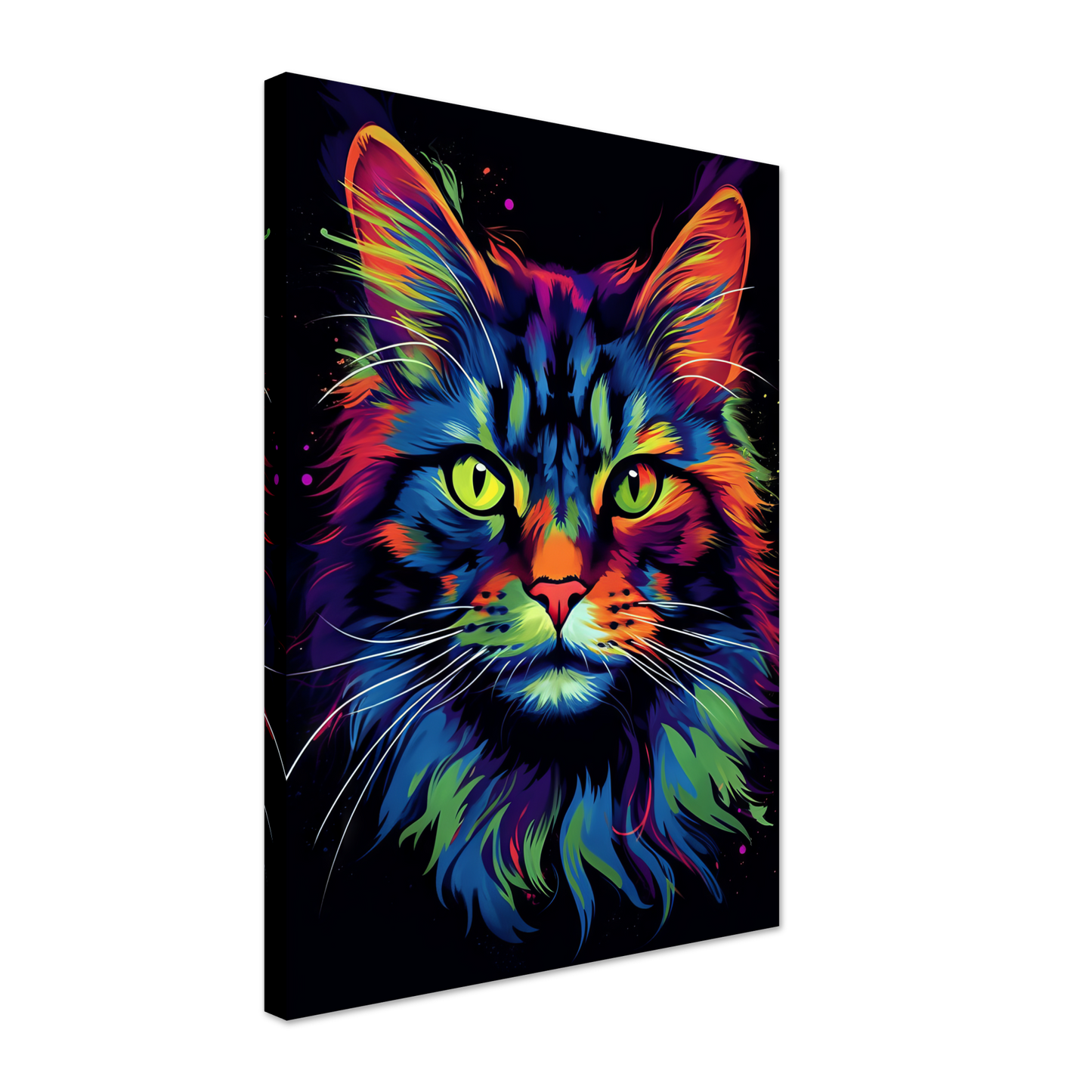 Katze Maine Coon Pop-Art (CAT49)