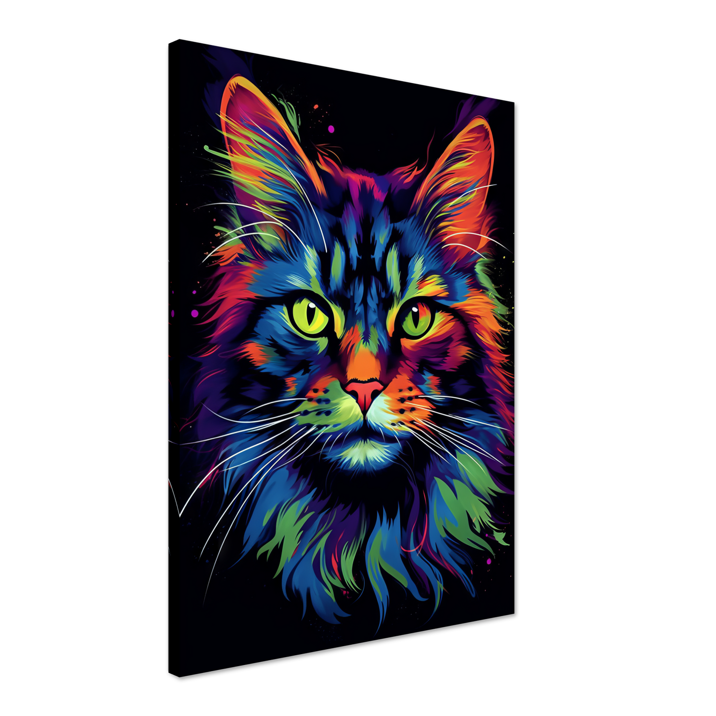 Katze Maine Coon Pop-Art (CAT49)