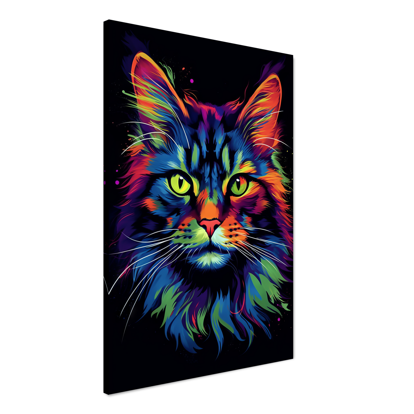 Katze Maine Coon Pop-Art (CAT49)