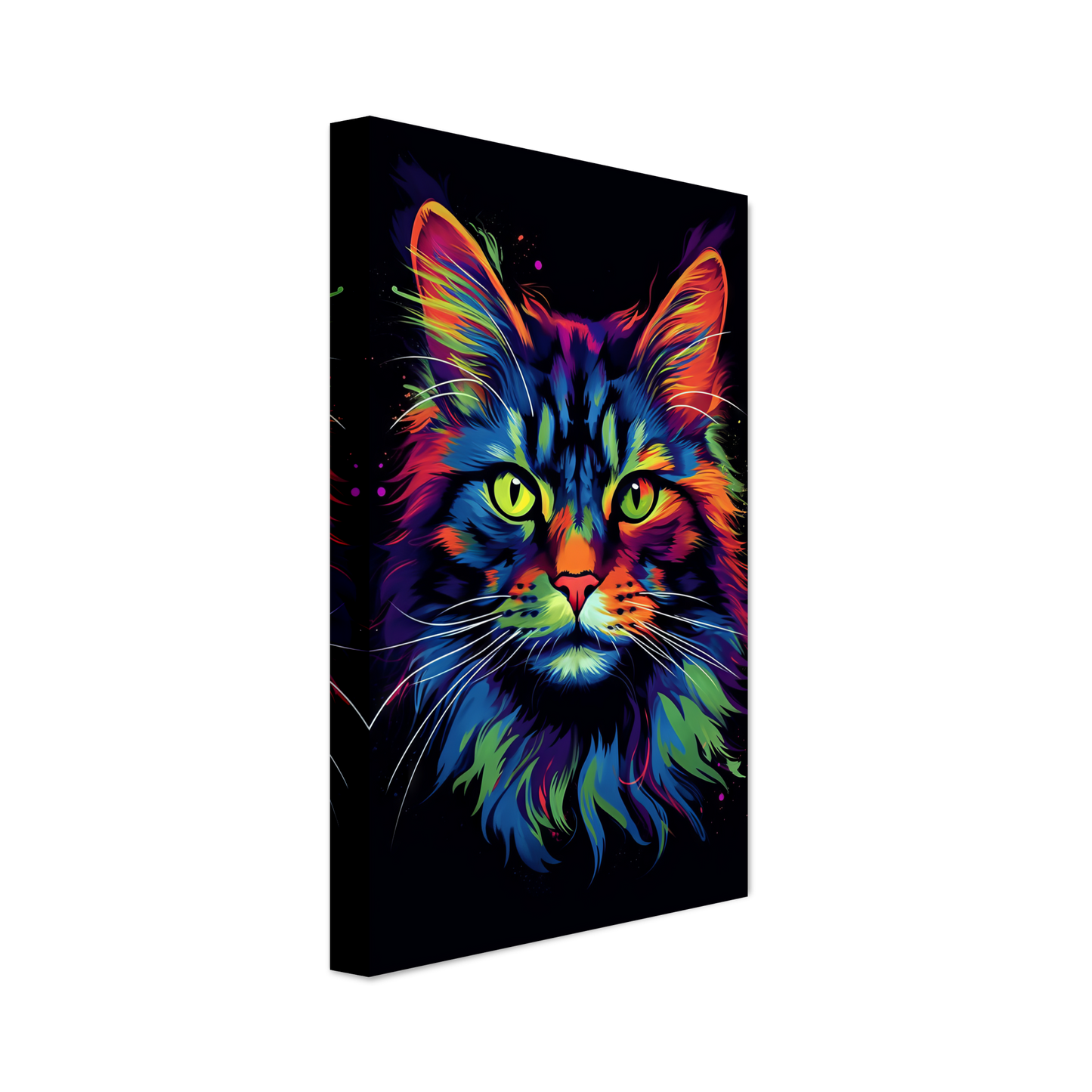 Katze Maine Coon Pop-Art (CAT49)