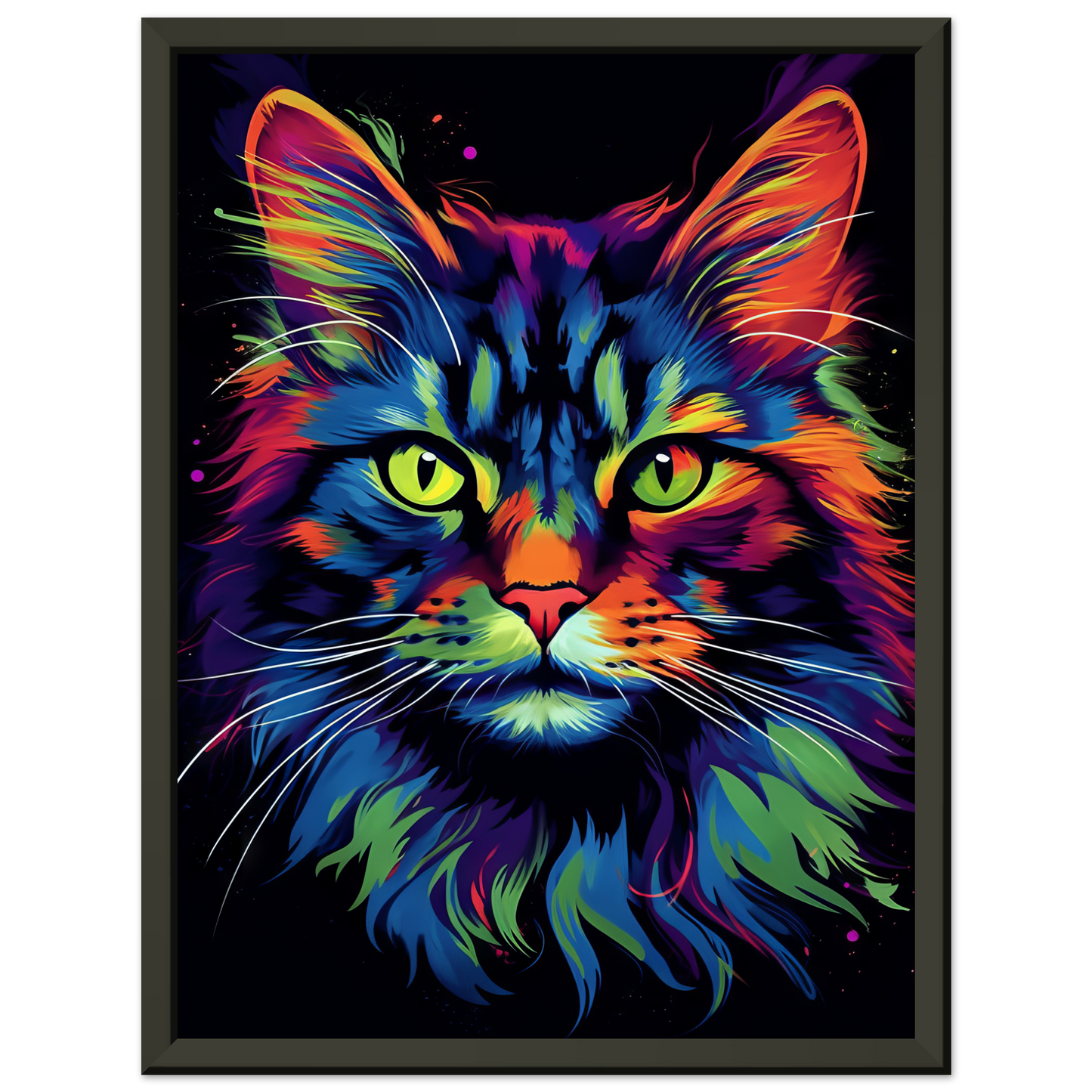 Katze Maine Coon Pop-Art (CAT49)