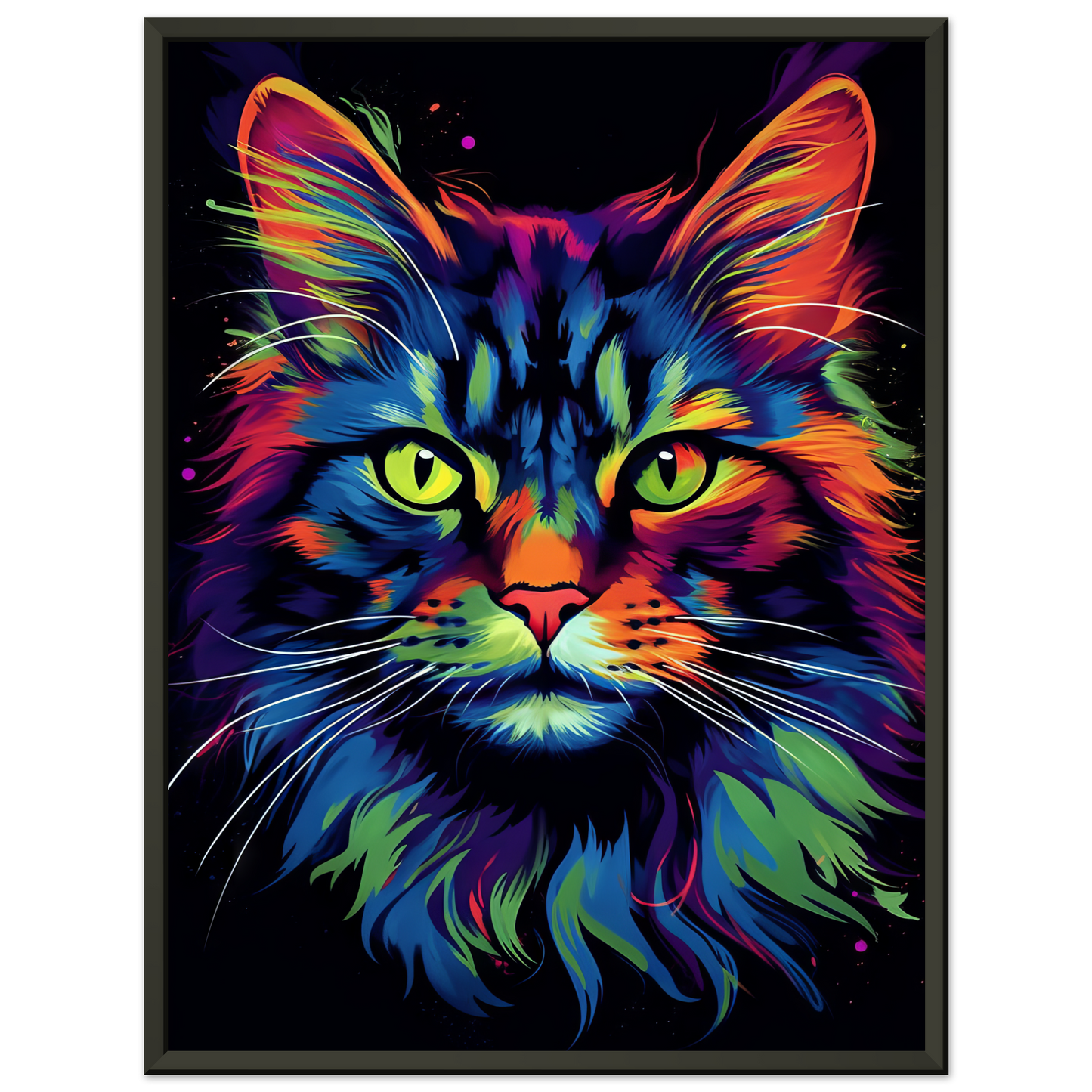 Katze Maine Coon Pop-Art (CAT49)