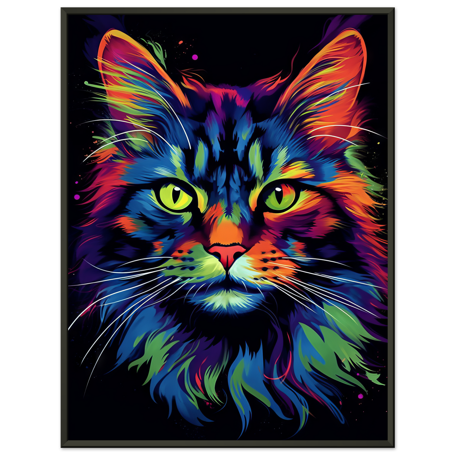 Katze Maine Coon Pop-Art (CAT49)