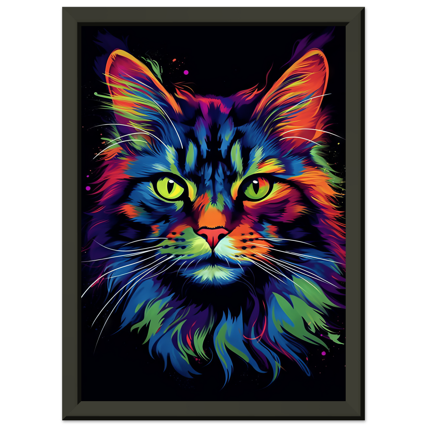 Katze Maine Coon Pop-Art (CAT49)