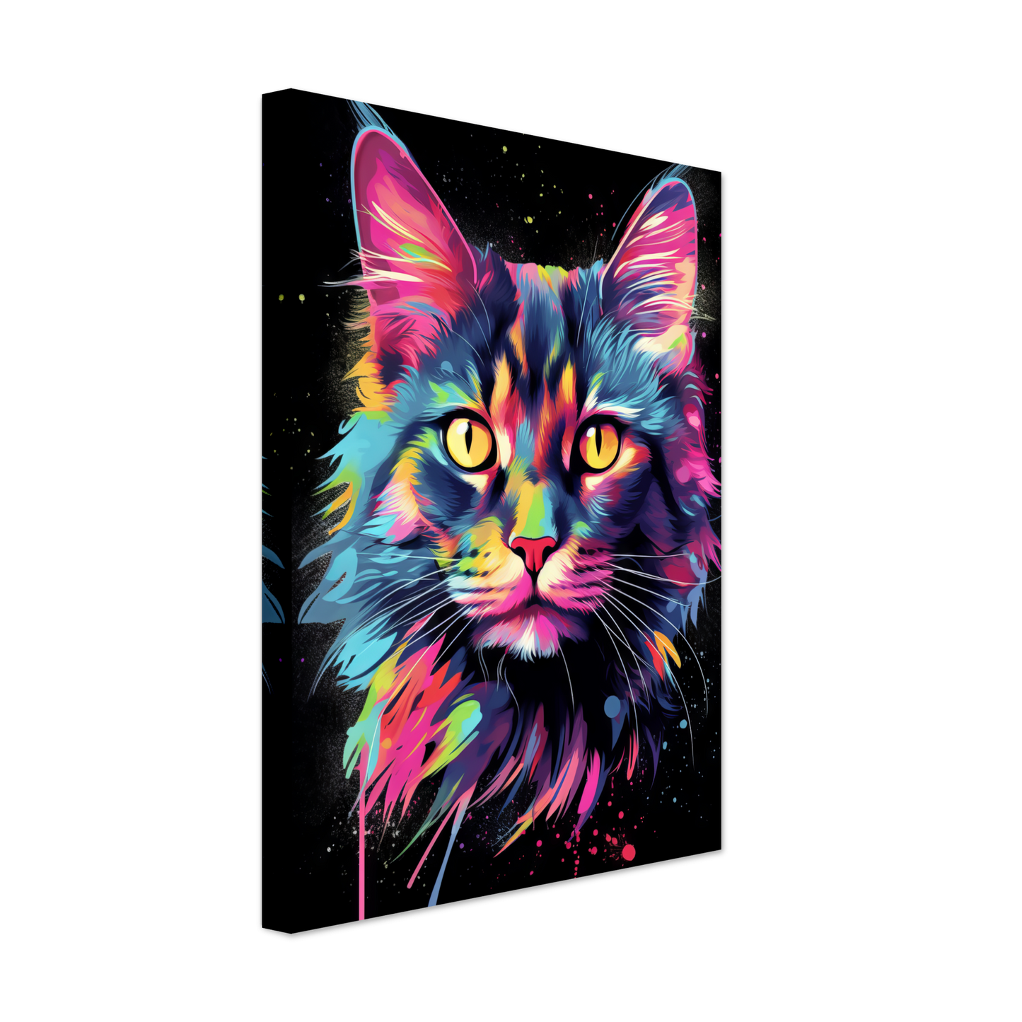 Cat Maine Coon Pop Art (CAT50)