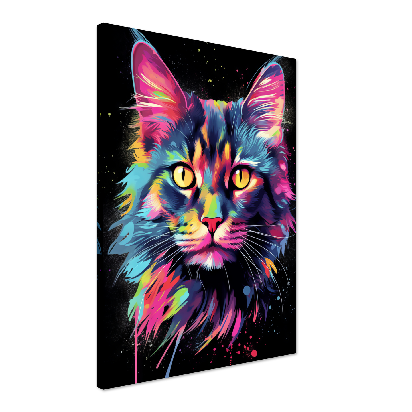 Cat Maine Coon Pop Art (CAT50)