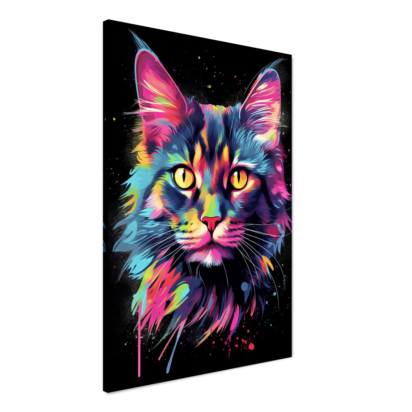 Cat Maine Coon Pop Art (CAT50)
