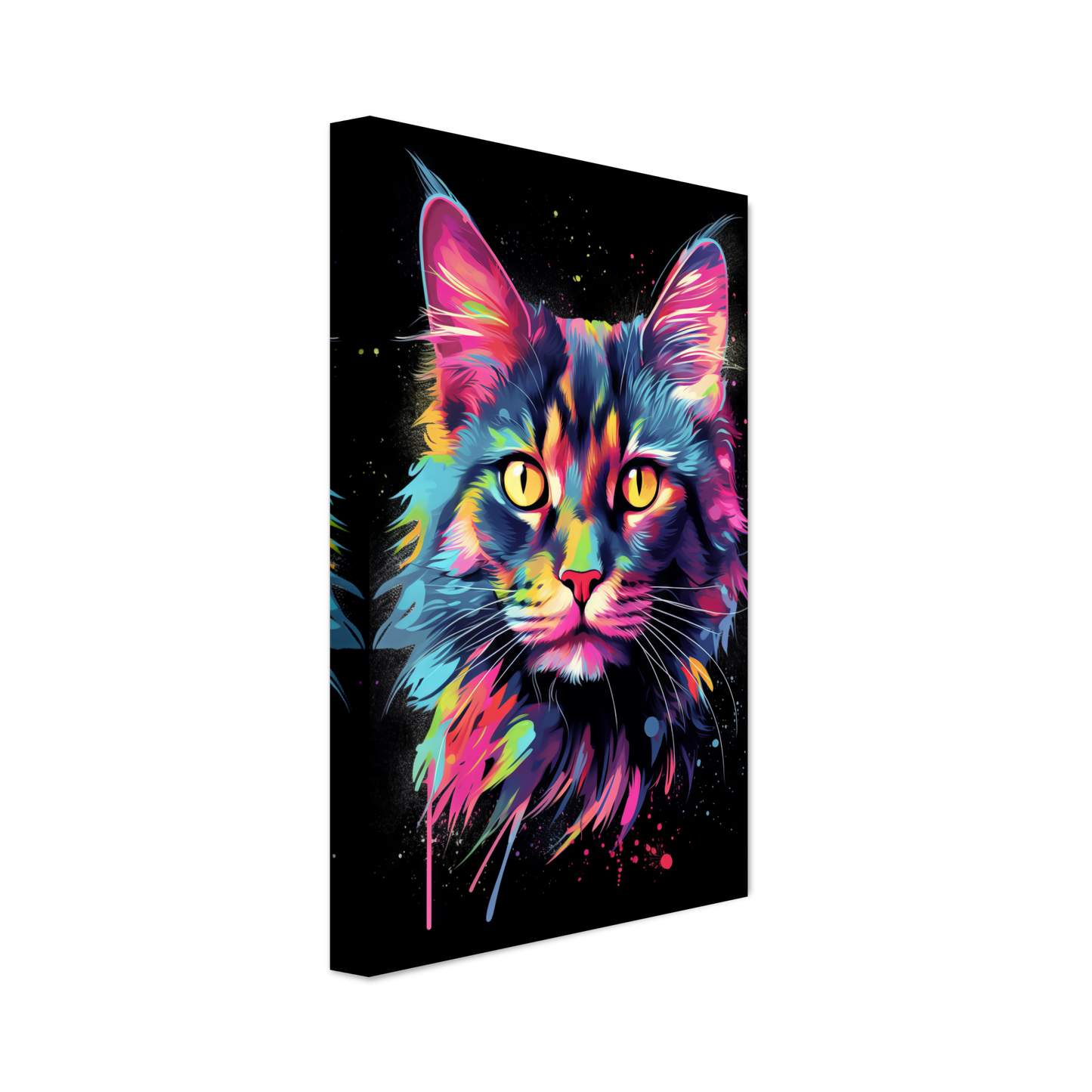 Cat Maine Coon Pop Art (CAT50)
