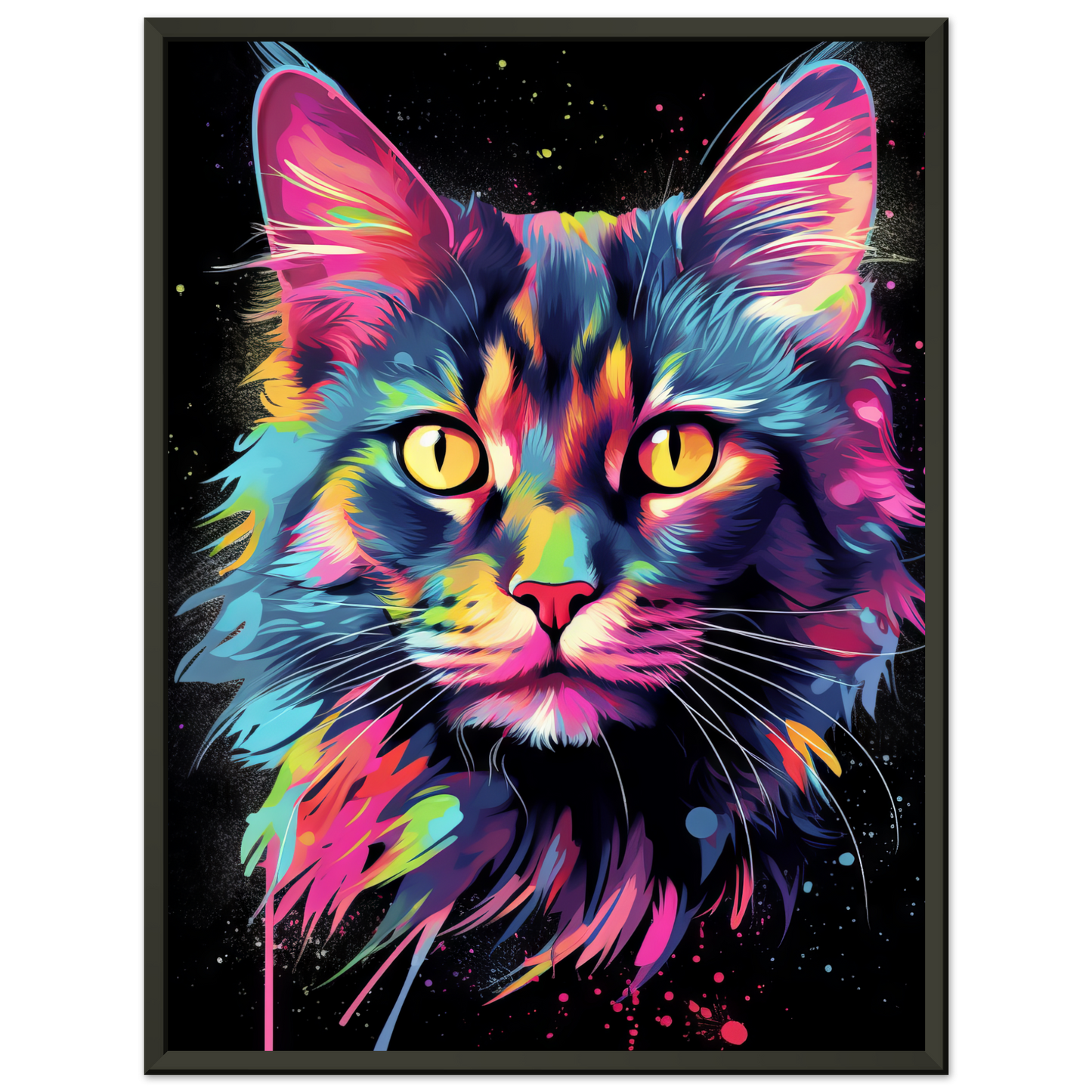 Cat Maine Coon Pop Art (CAT50)