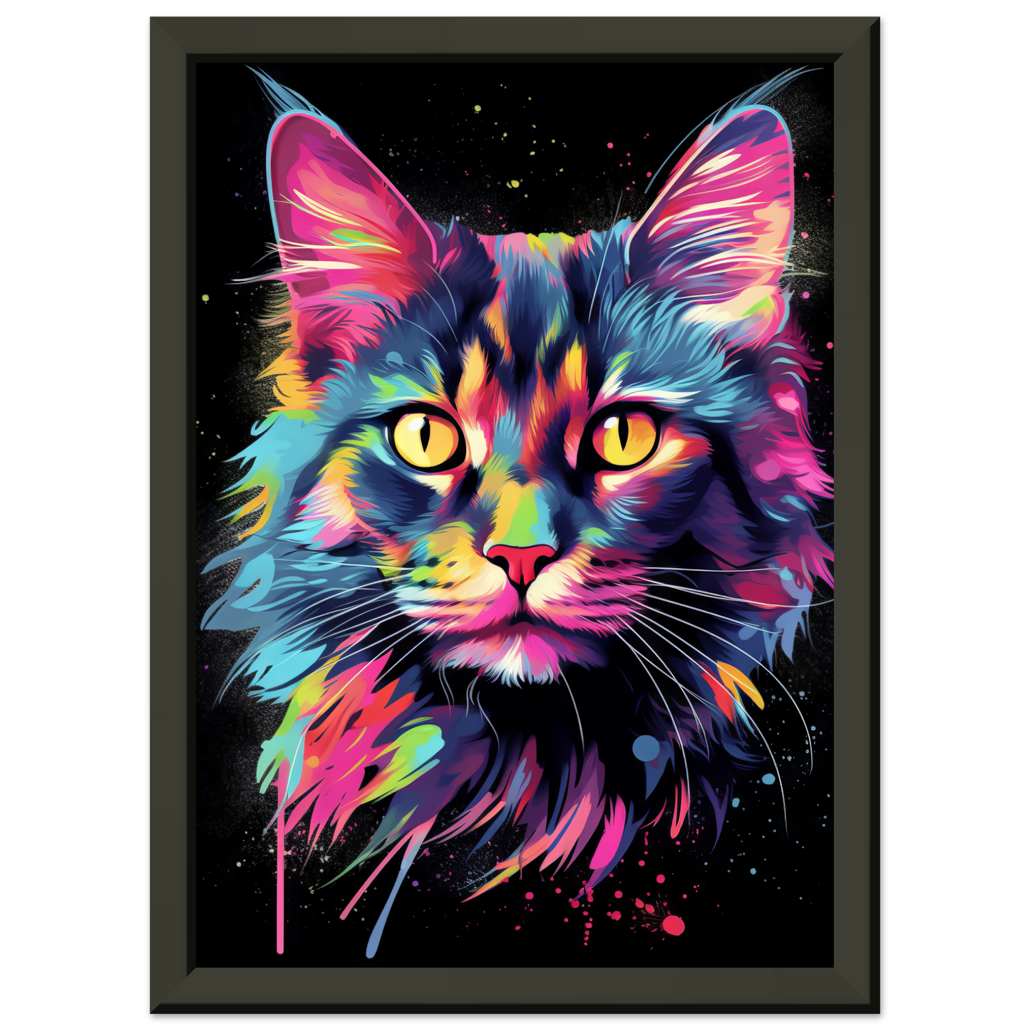 Cat Maine Coon Pop Art (CAT50)