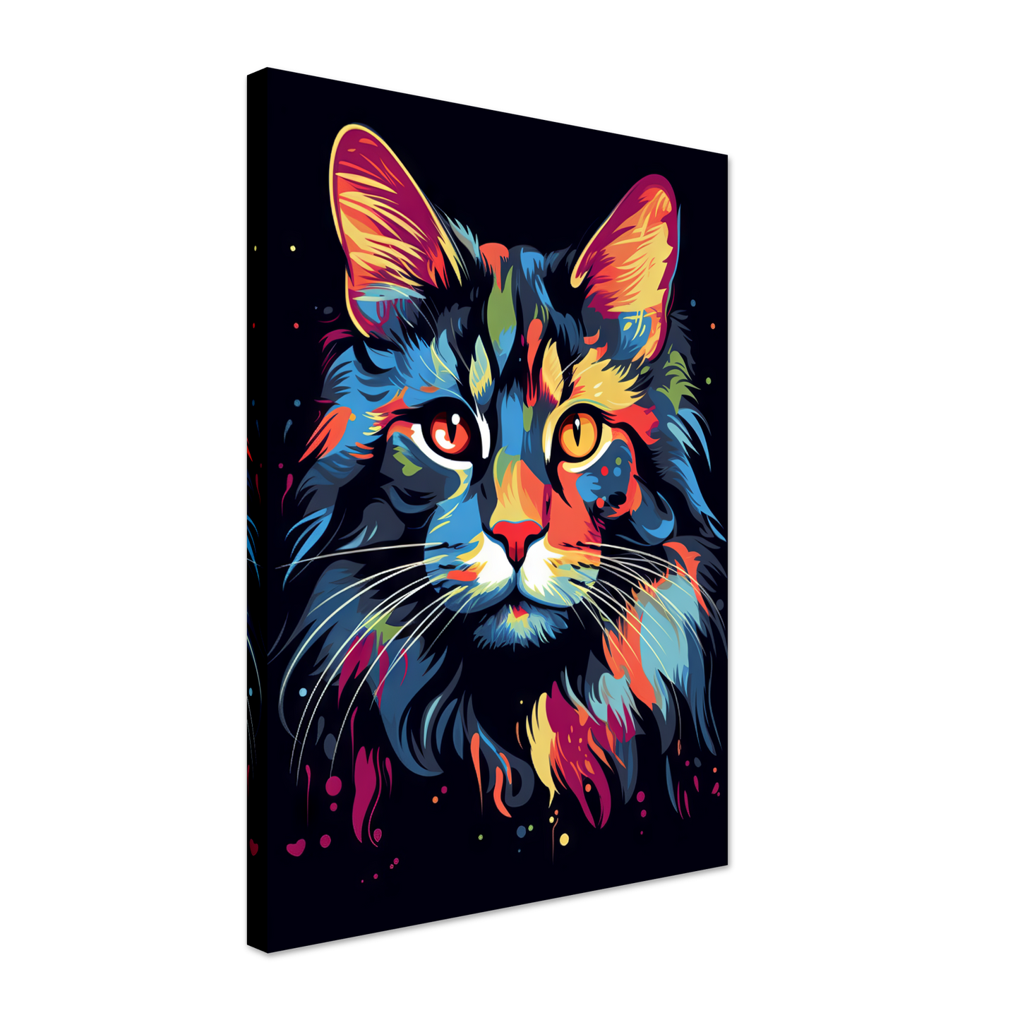 Cat Maine Coon Pop Art (CAT51)