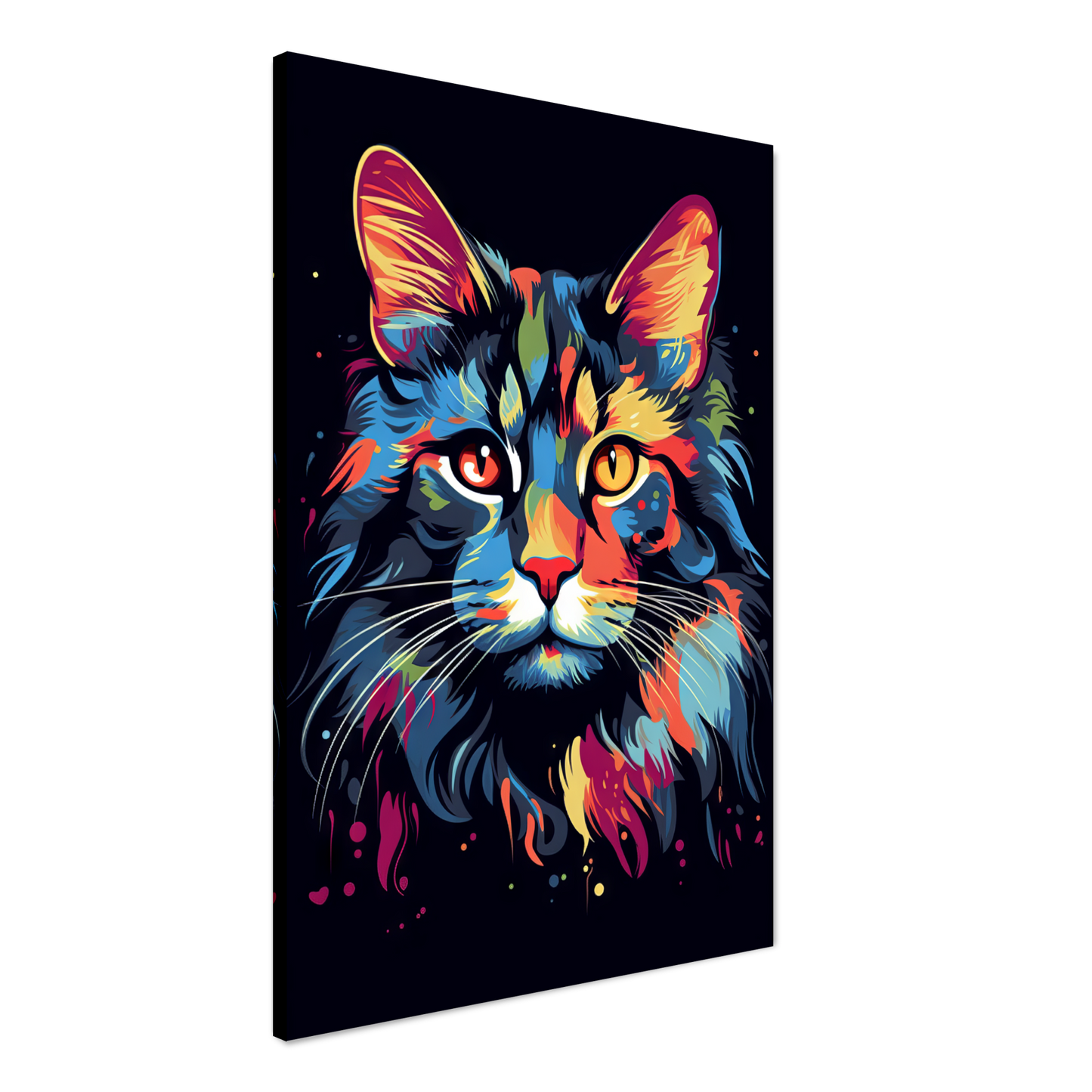 Cat Maine Coon Pop Art (CAT51)
