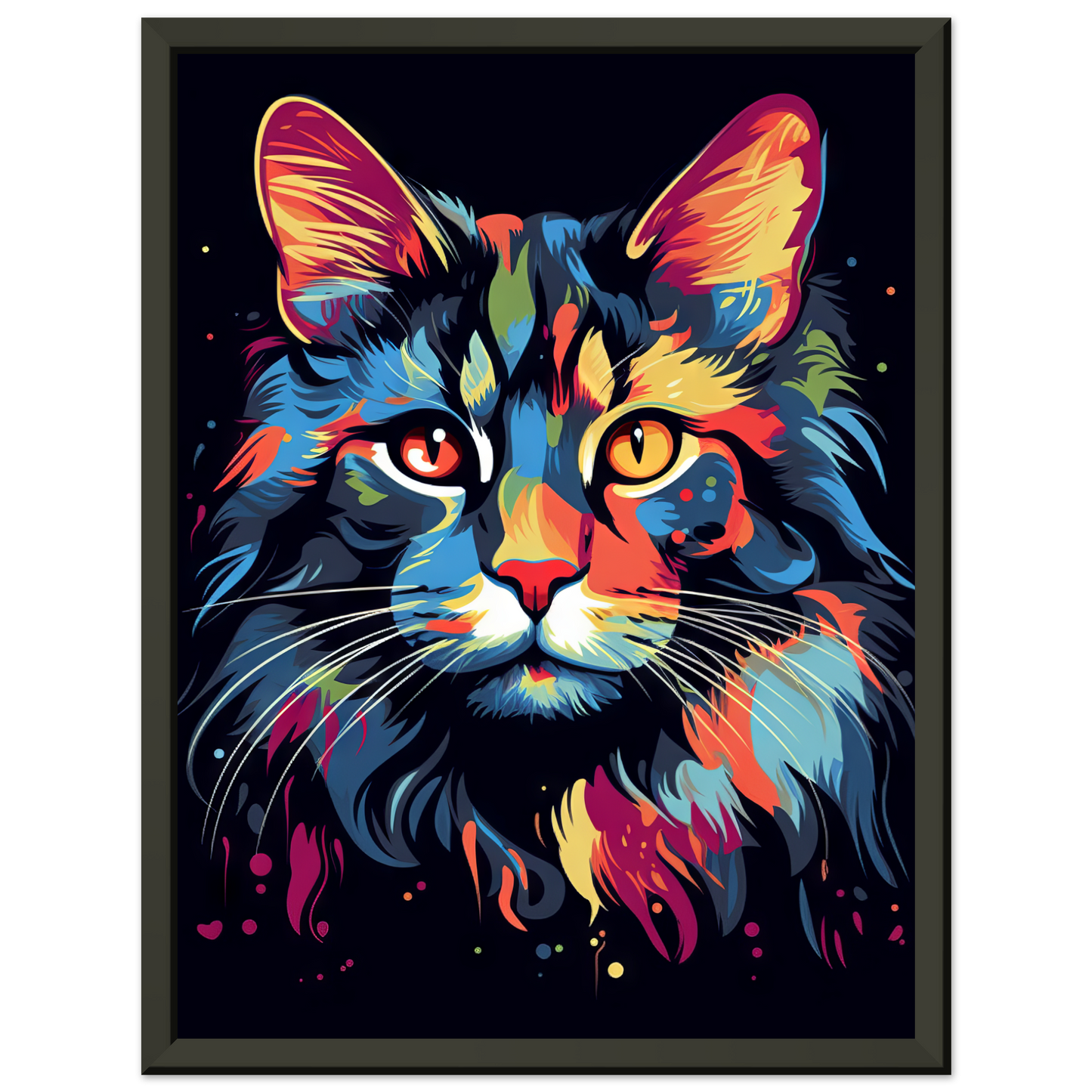 Cat Maine Coon Pop Art (CAT51)