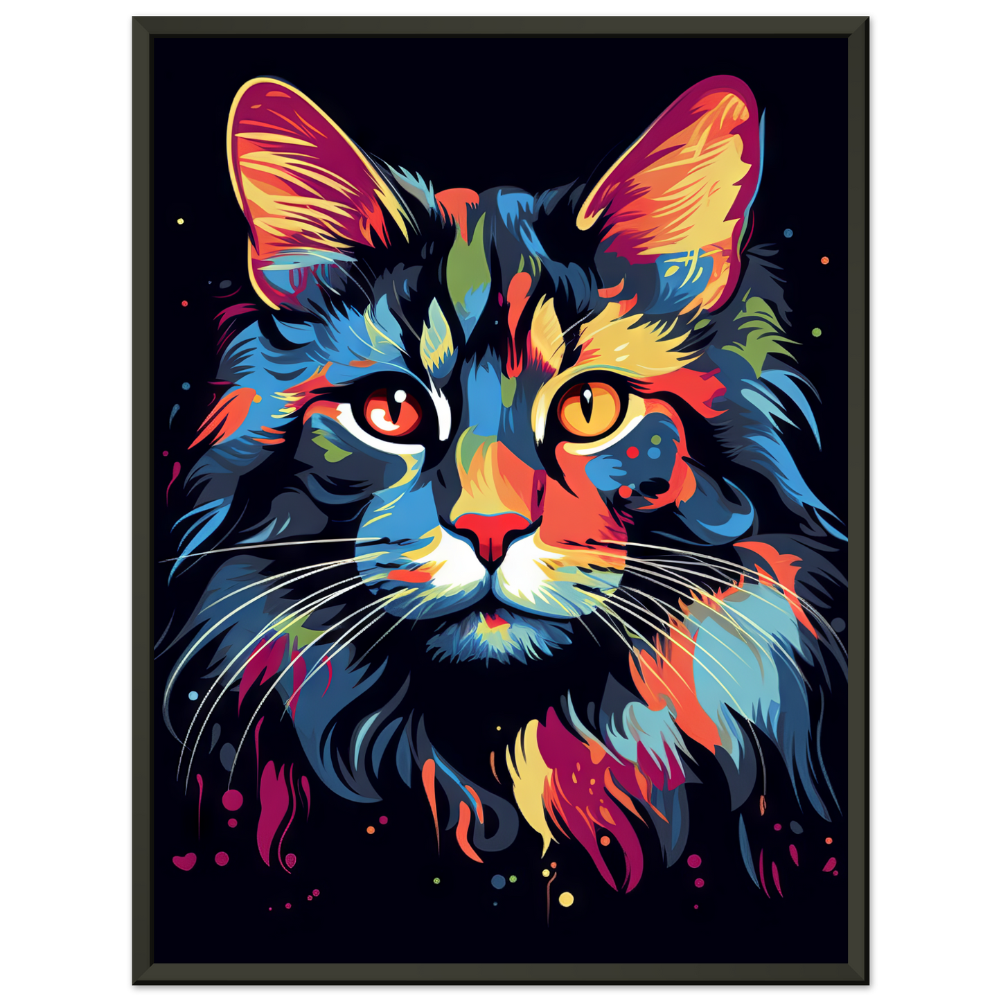 Cat Maine Coon Pop Art (CAT51)