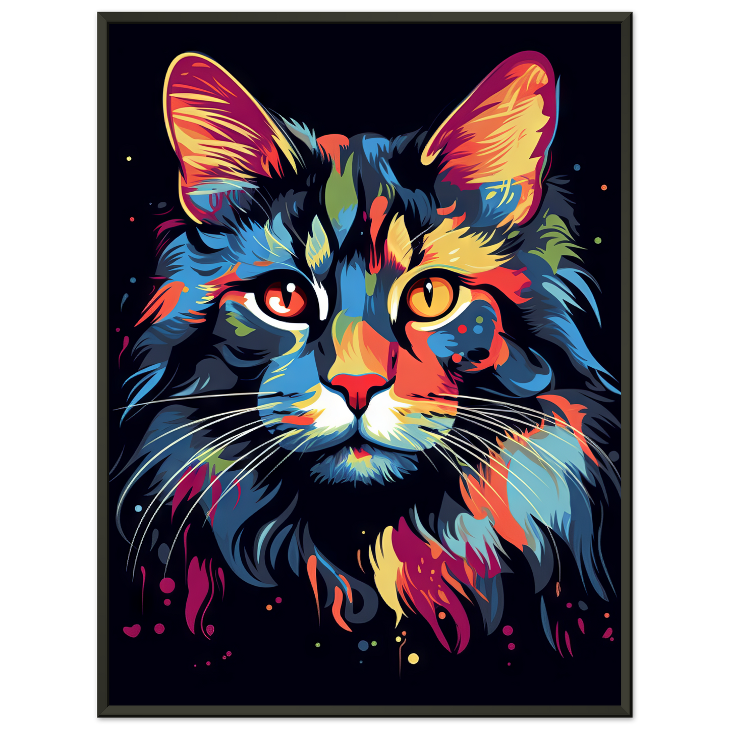 Cat Maine Coon Pop Art (CAT51)
