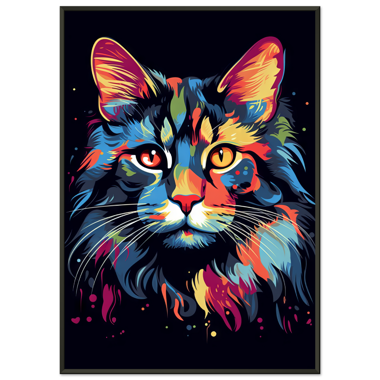 Cat Maine Coon Pop Art (CAT51)