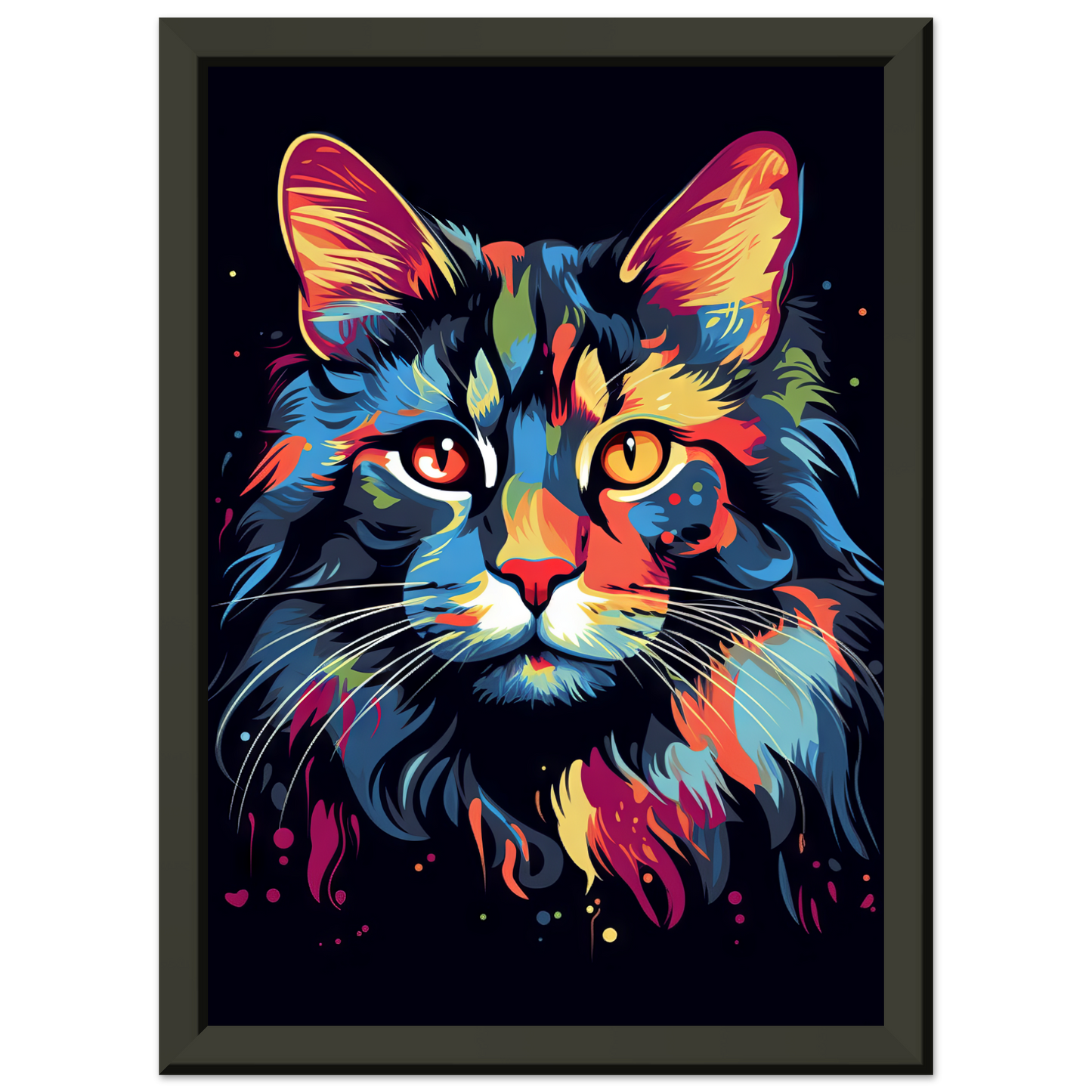 Cat Maine Coon Pop Art (CAT51)