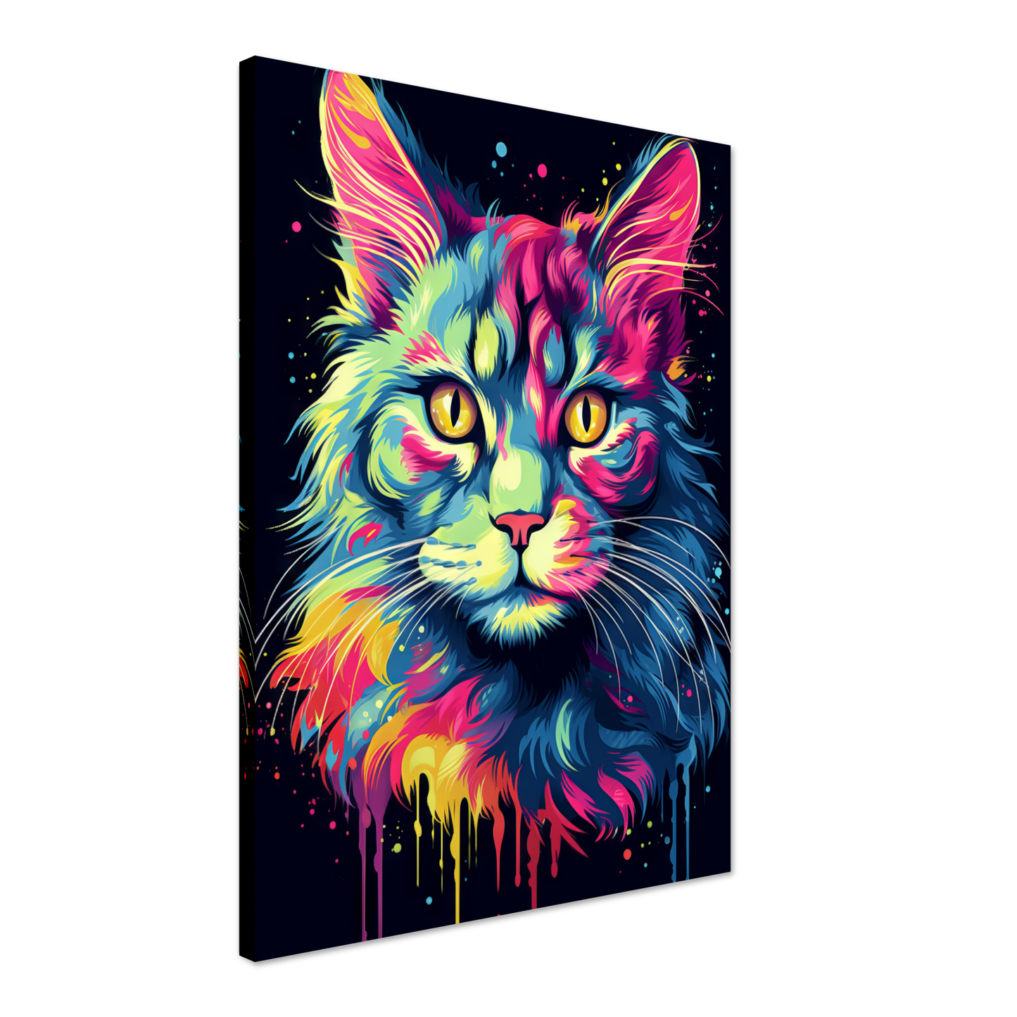 Katze Maine Coon Pop-Art (CAT52)