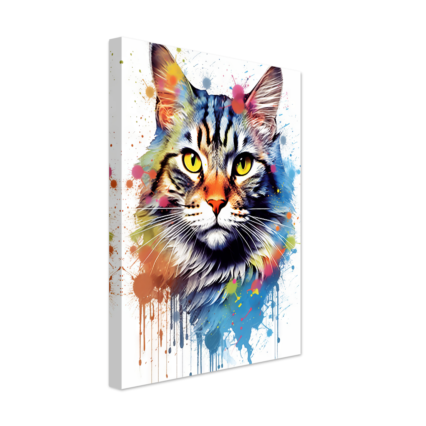 Katze Maine Coon Pop-Art (CAT53)
