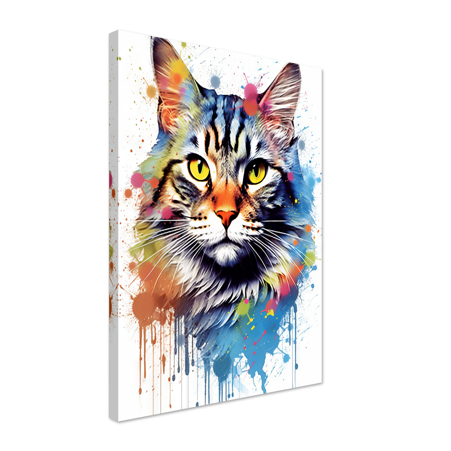 Katze Maine Coon Pop-Art (CAT53)