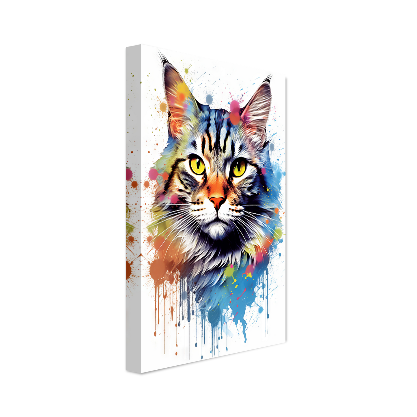 Katze Maine Coon Pop-Art (CAT53)