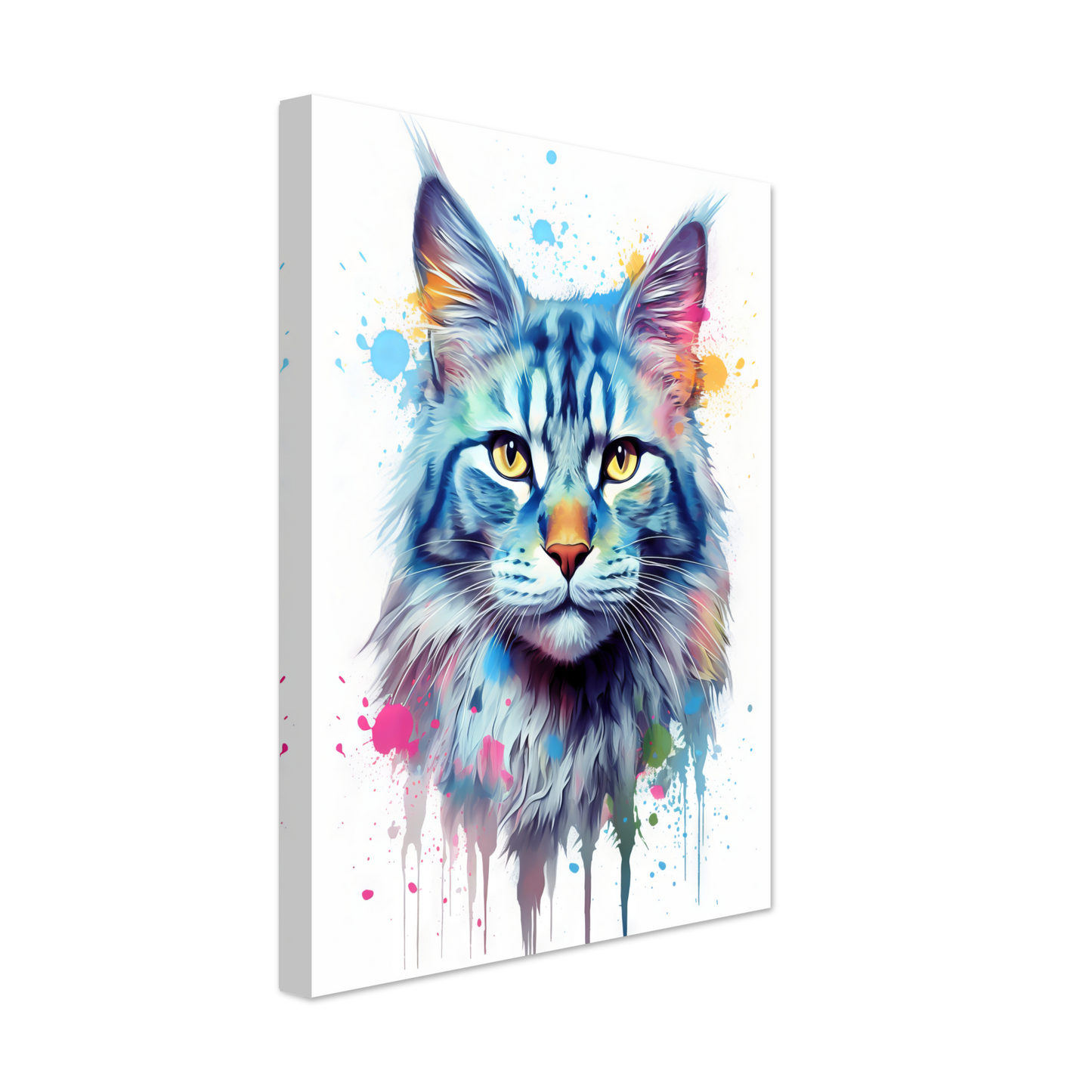 Katze Maine Coon Pop-Art (CAT54)