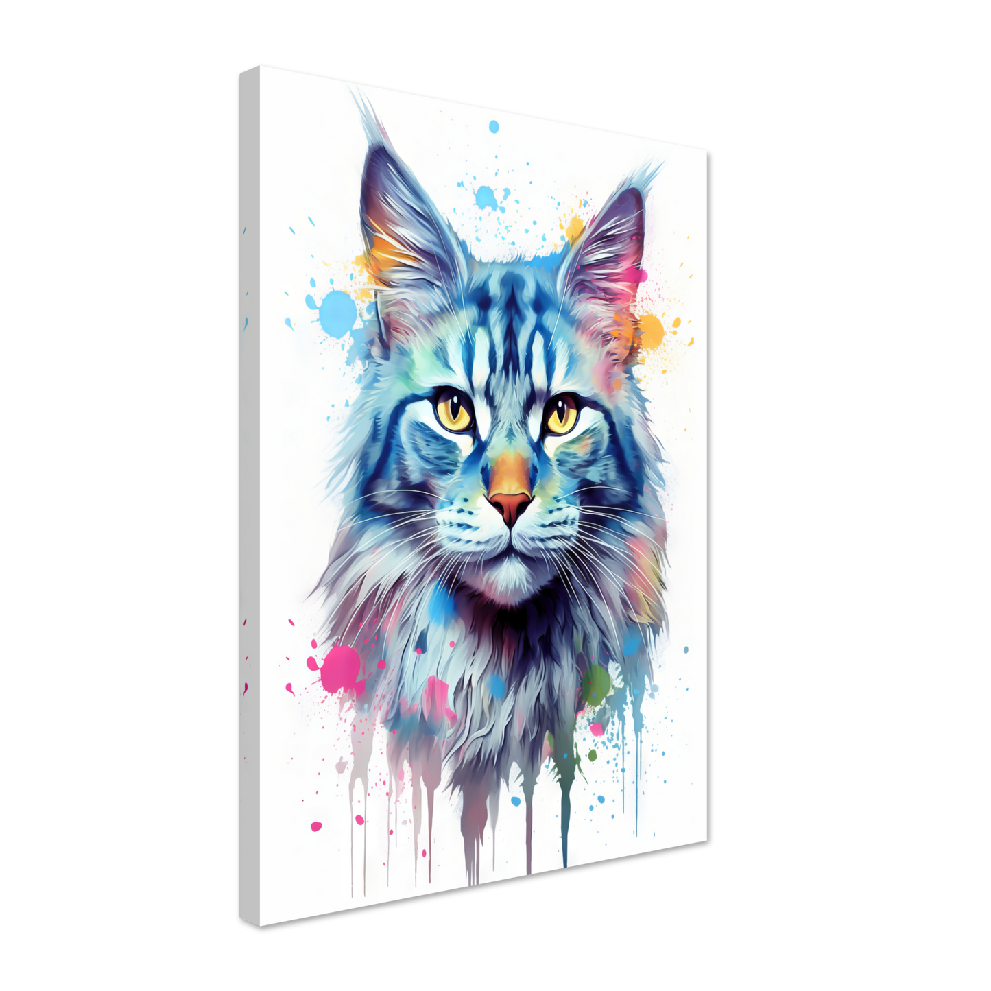 Katze Maine Coon Pop-Art (CAT54)