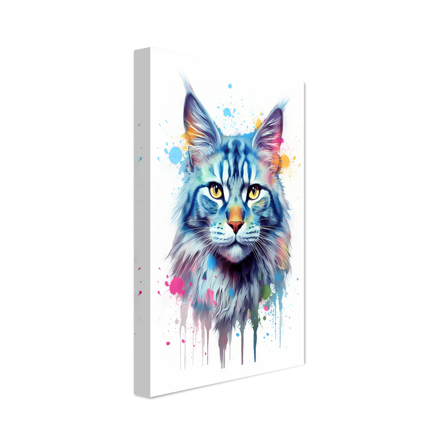 Katze Maine Coon Pop-Art (CAT54)
