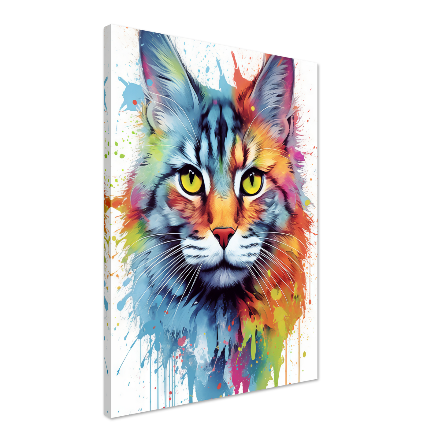 Katze Maine Coon Pop-Art (CAT55)