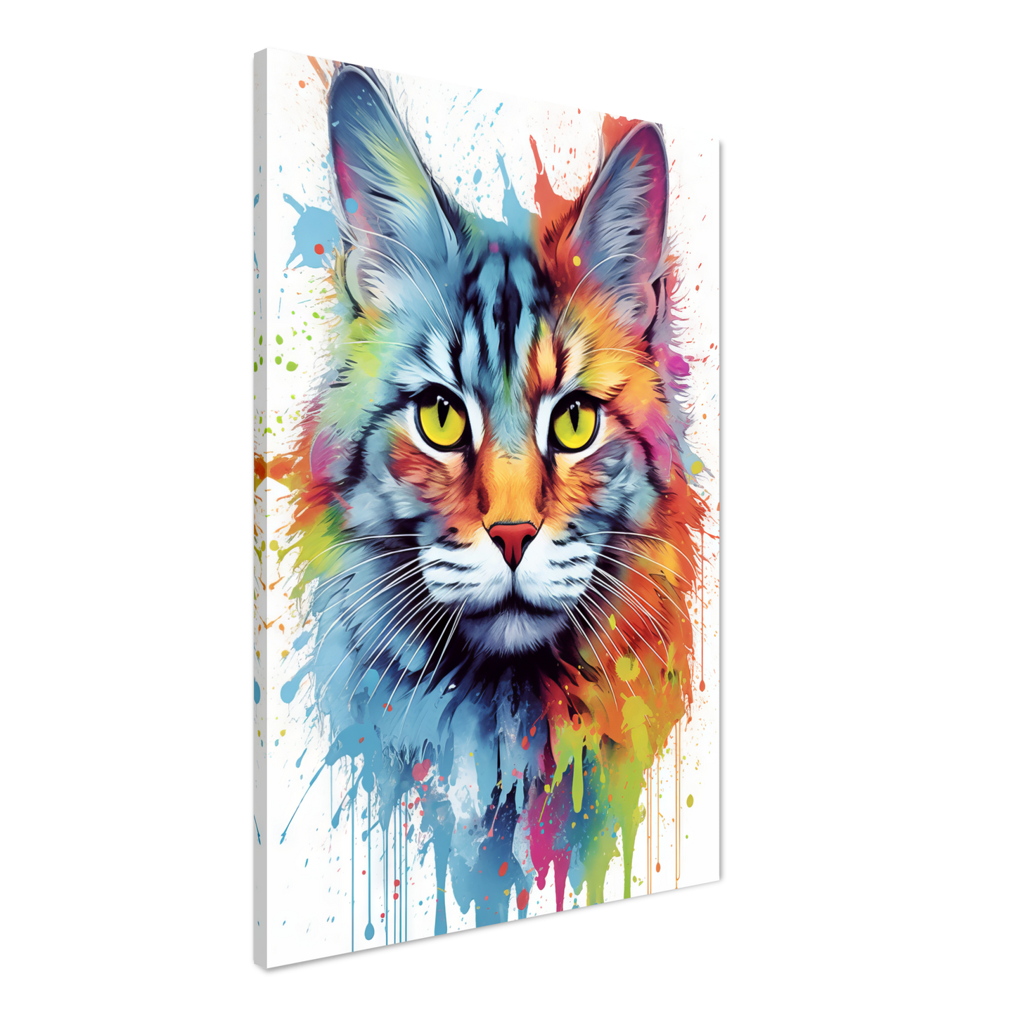 Katze Maine Coon Pop-Art (CAT55)