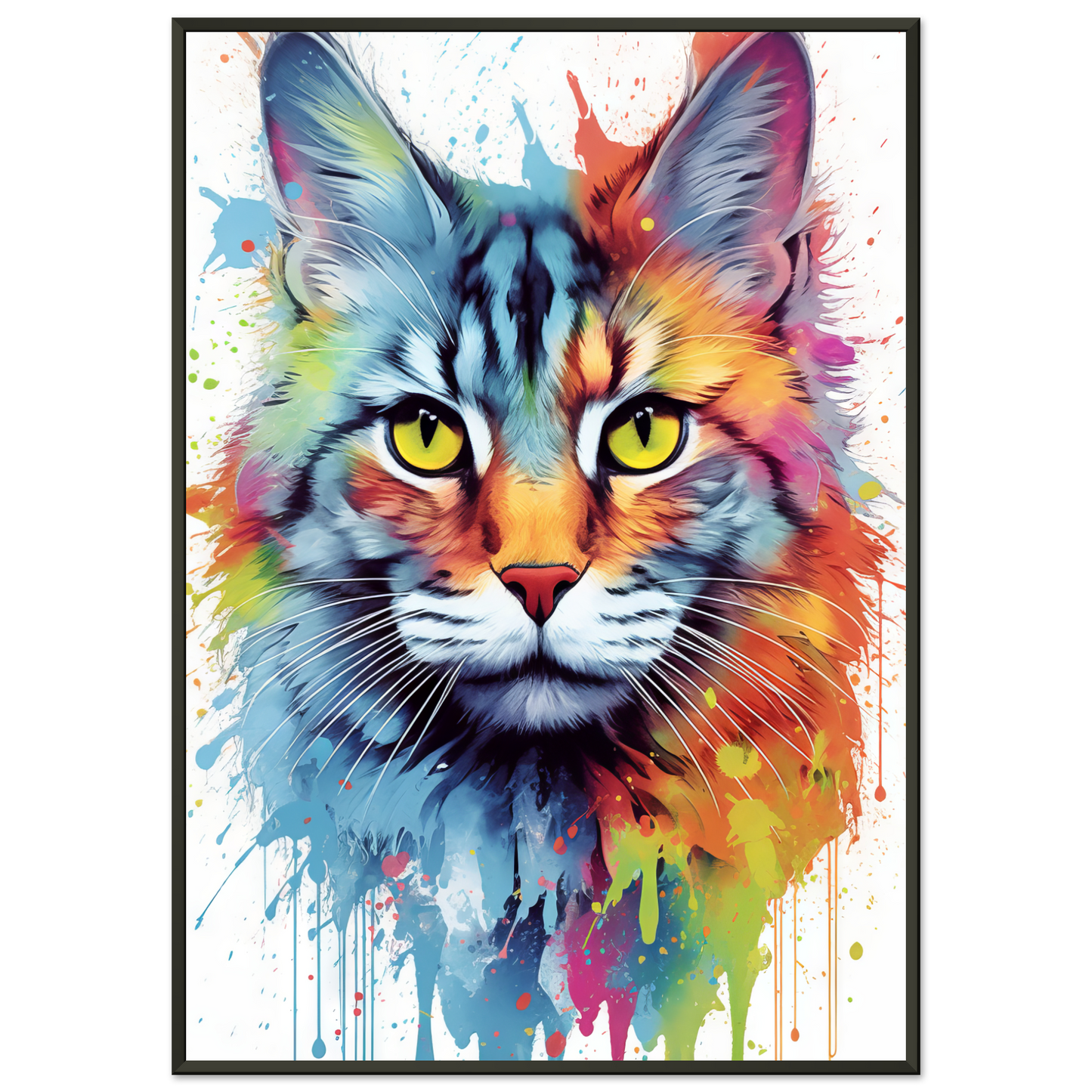 Katze Maine Coon Pop-Art (CAT55)