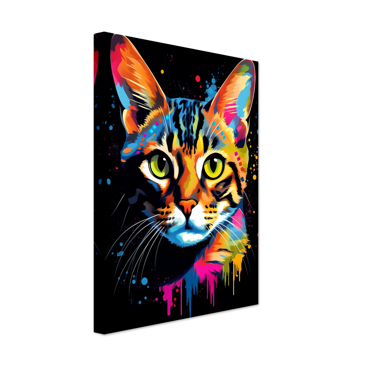 Katze Bengal Pop-Art (CAT57)