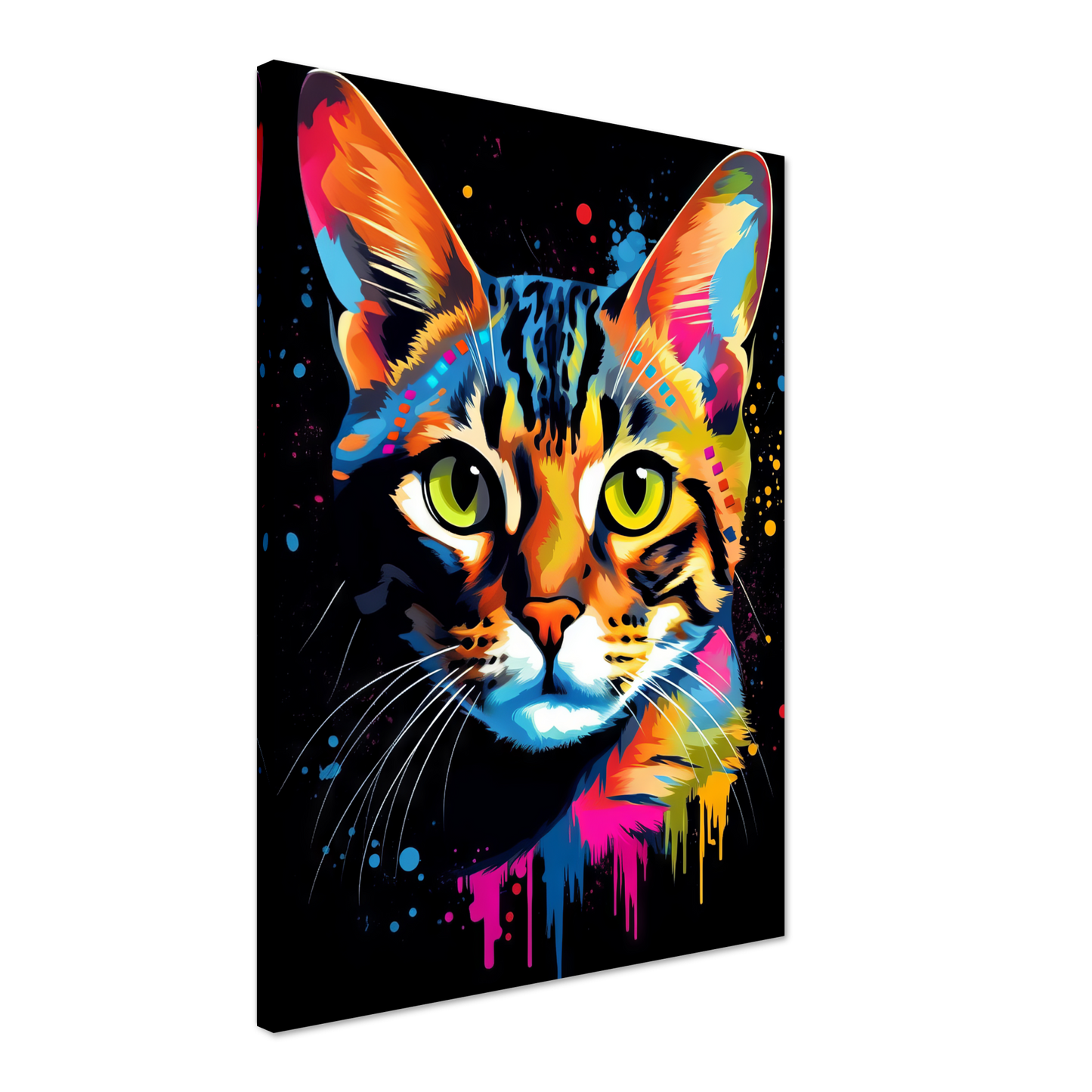 Cat Bengal Pop Art (CAT57)