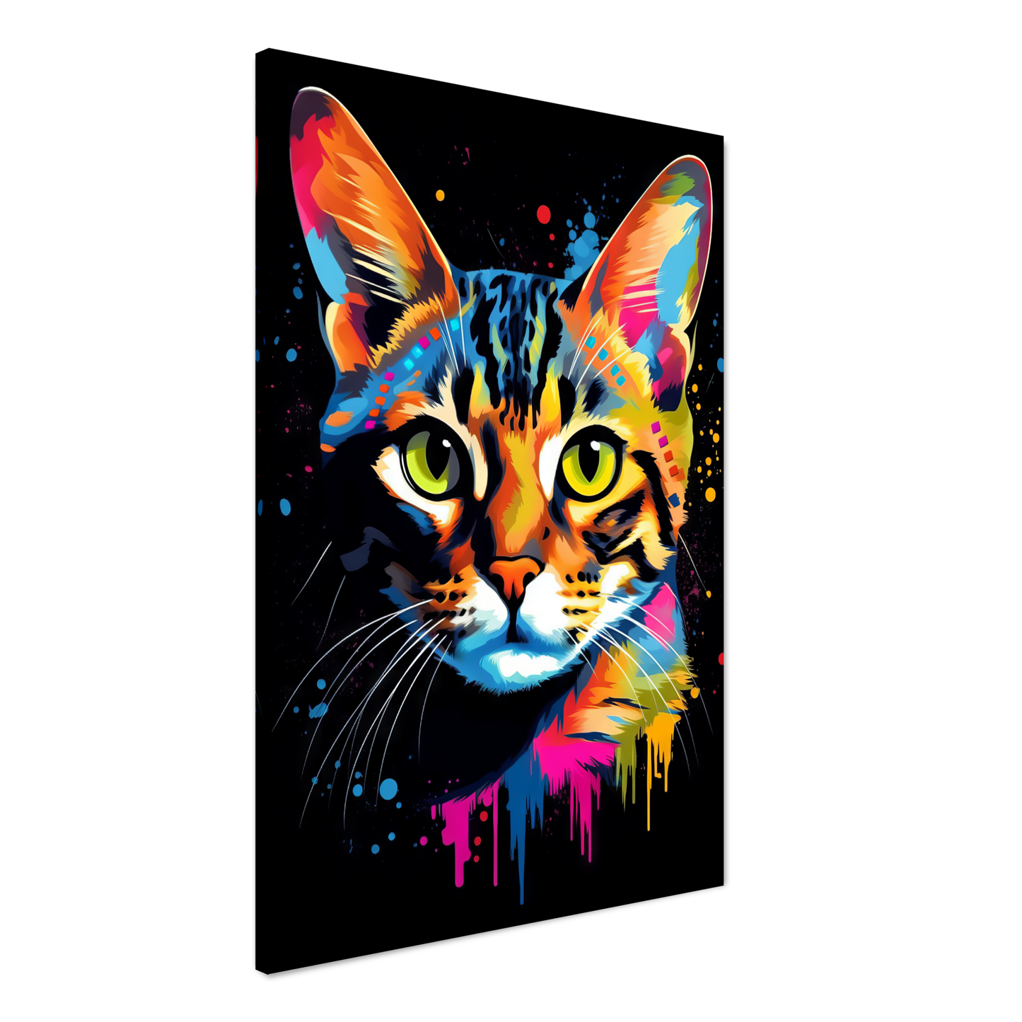 Cat Bengal Pop Art (CAT57)